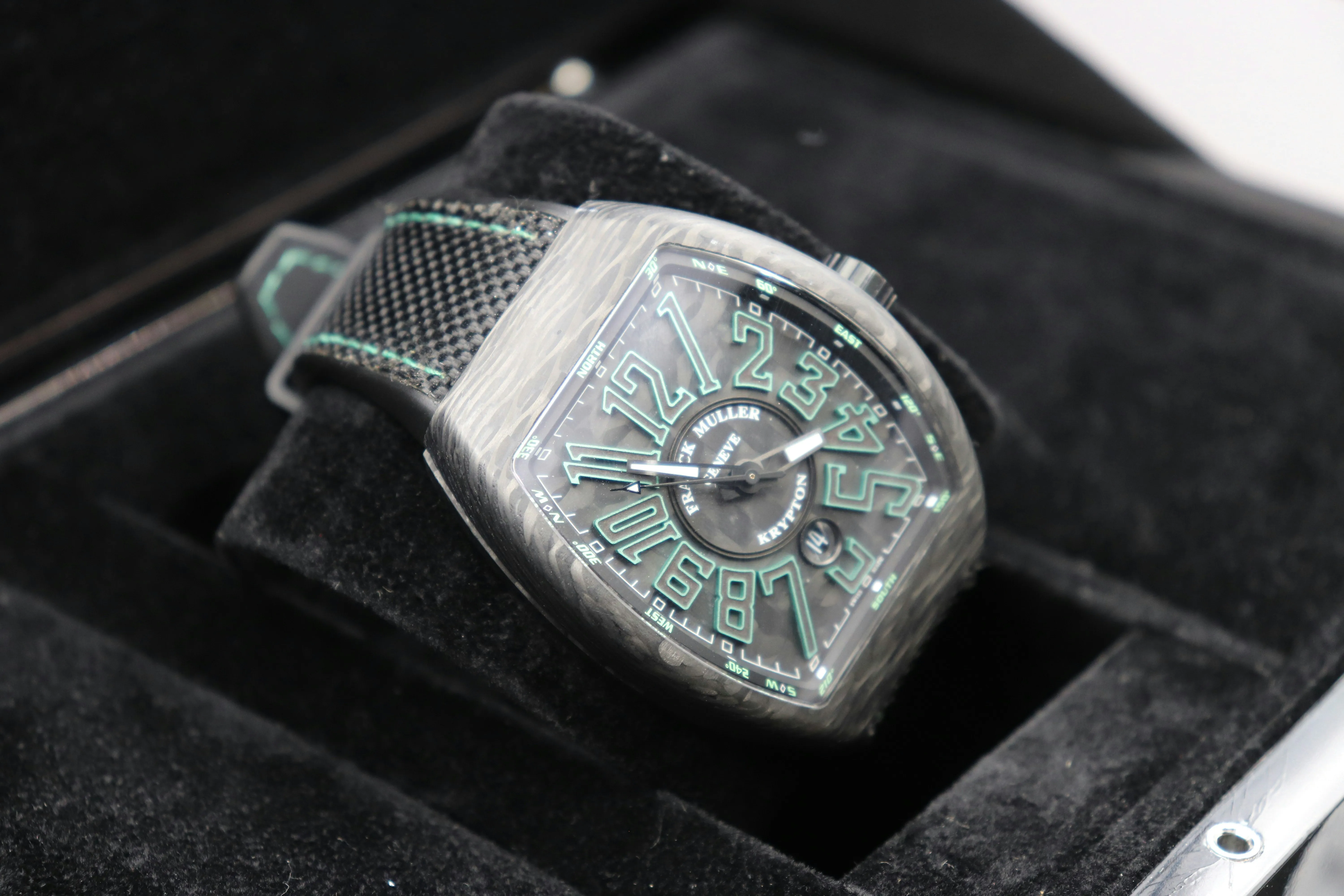 Franck Muller Vanguard V45 SC DT KRYPTON CARBON NR (VE) (CB) 44mm Carbon fiber Grey 3