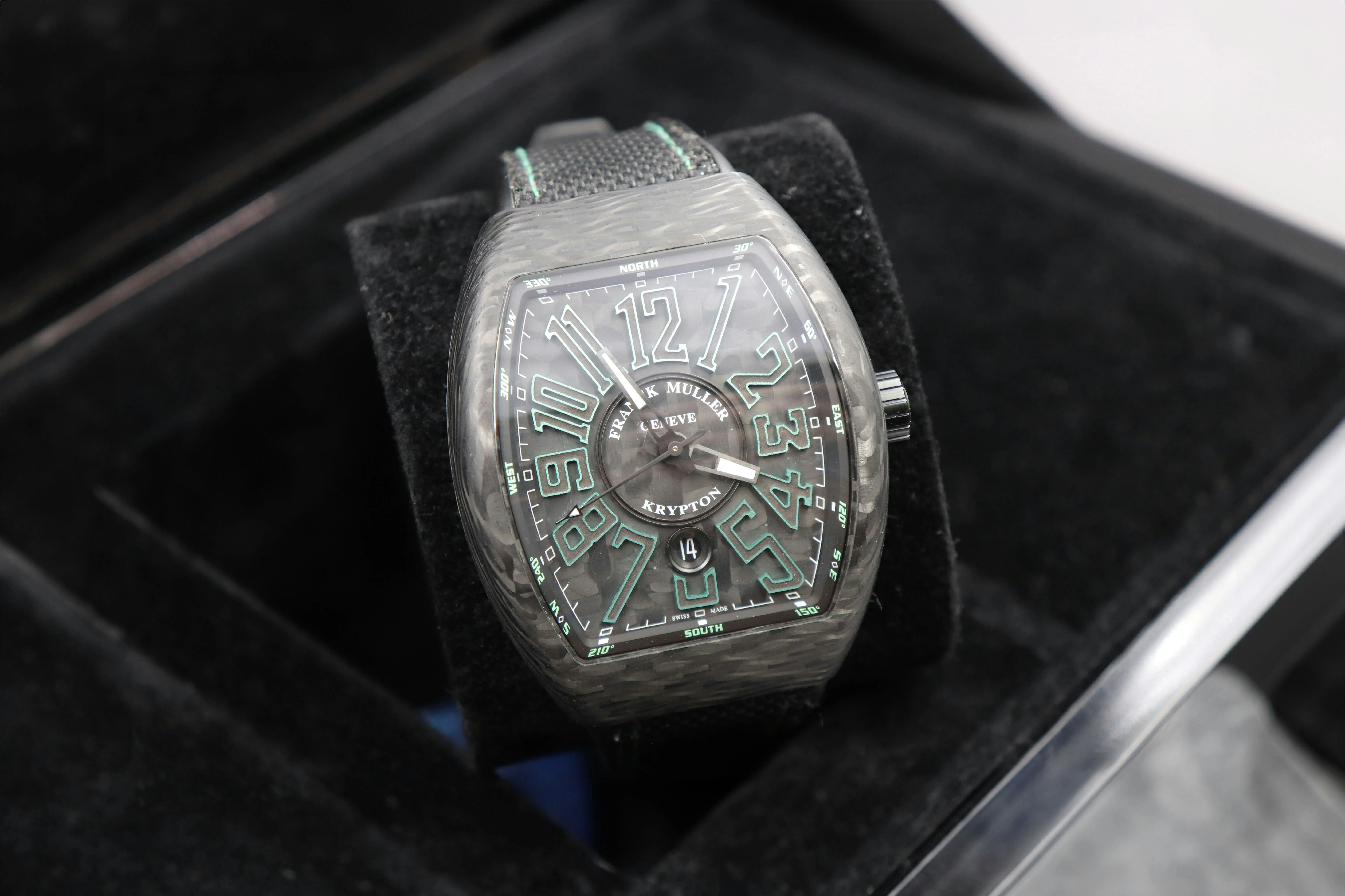 Franck Muller Vanguard V45 SC DT KRYPTON CARBON NR (VE) (CB) 44mm Carbon fiber Grey 21