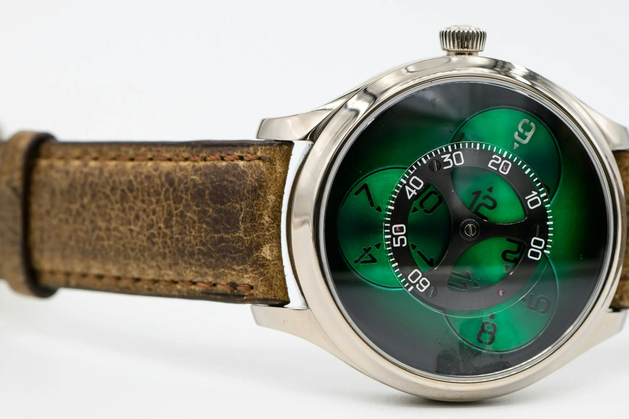 H. Moser & Cie. Endeavour 1806-0201 42mm White gold Green 2