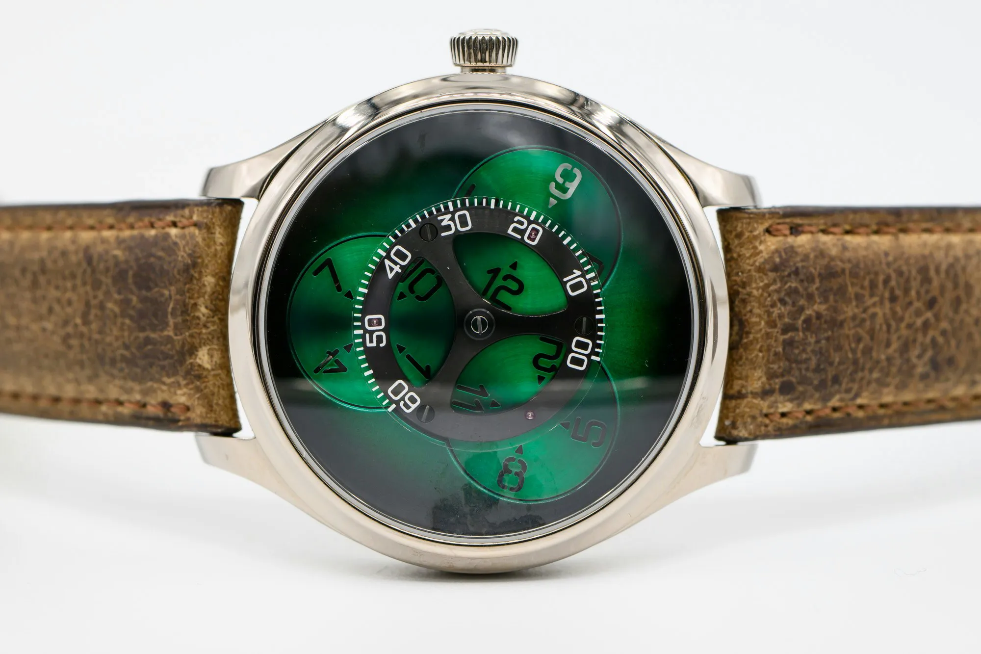 H. Moser & Cie. Endeavour 1806-0201 42mm White gold Green 3