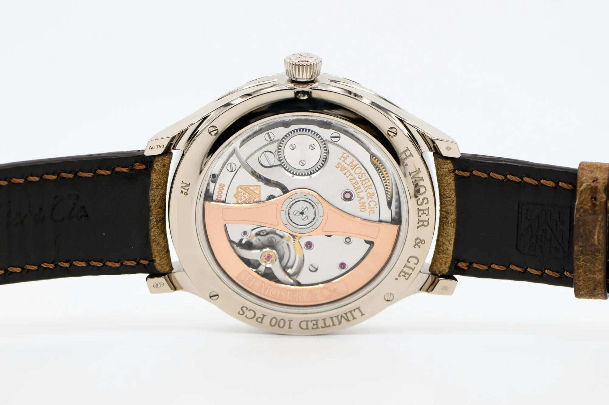 H. Moser & Cie. Endeavour 1806-0201 42mm White gold Green 12