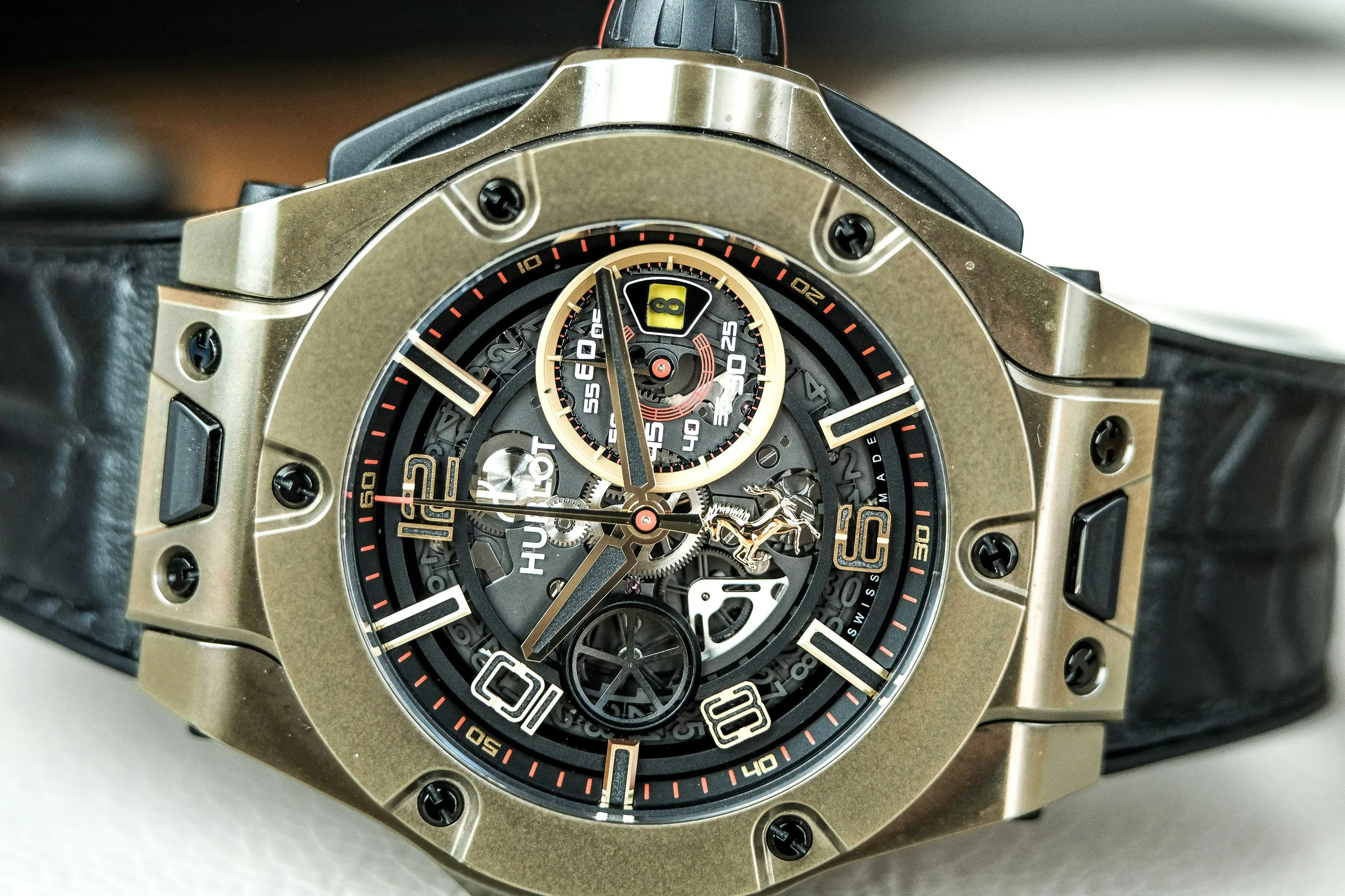 Hublot Big Bang Ferrari 402.MX.0138.WR 45mm Yellow gold Black 2