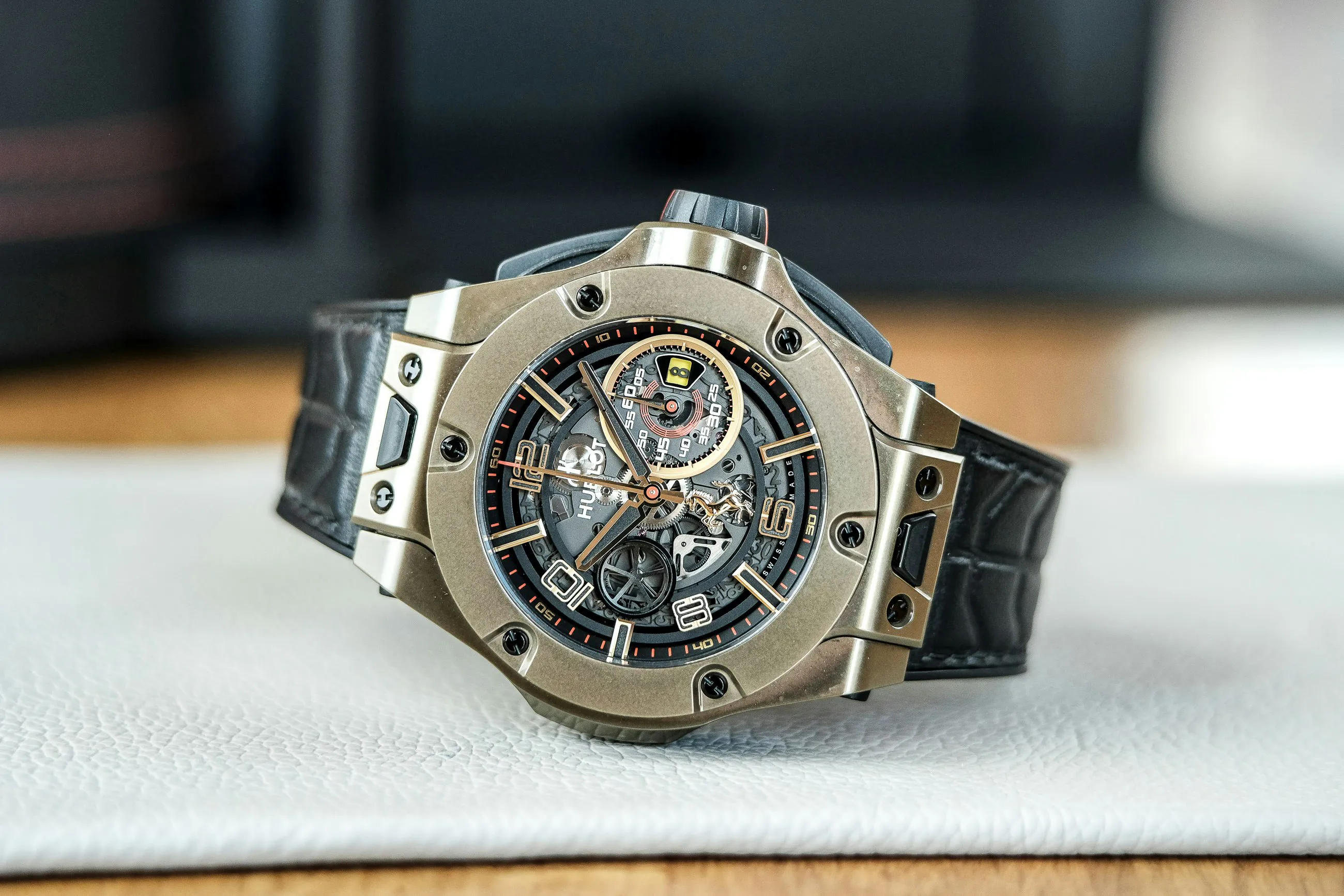 Hublot Big Bang Ferrari 402.MX.0138.WR 45mm Yellow gold Black 6