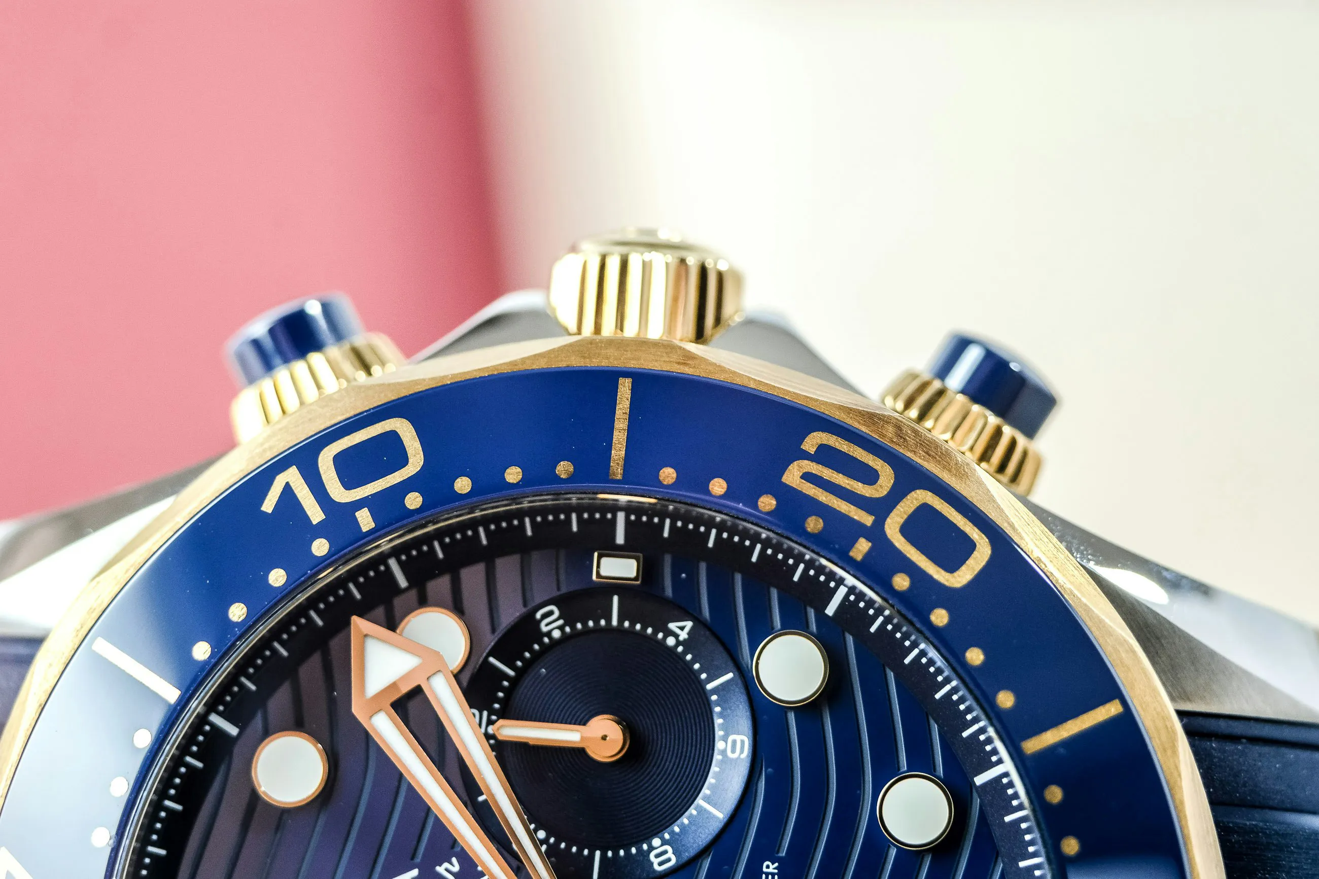 Omega Seamaster Diver 300M 210.22.44.51.03.001 44mm Yellow gold and Stainless steel Blue 3