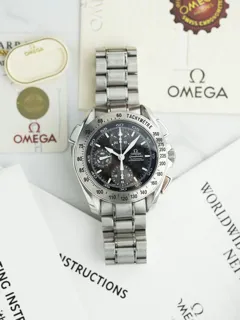 Omega Speedmaster 35405000 Stainless steel Black