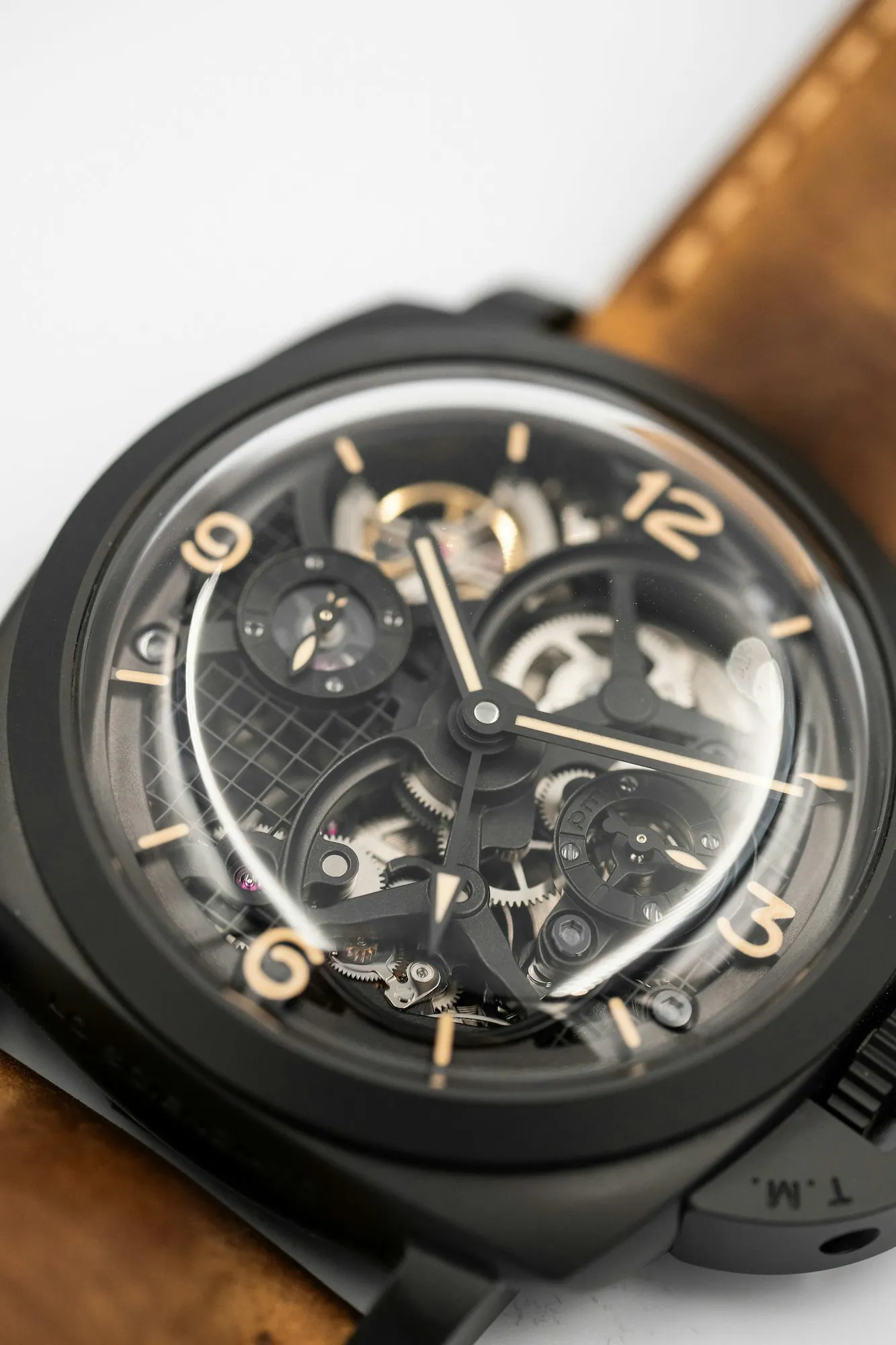 Panerai Luminor 1950 PAM 00528 48mm Ceramic and Titanium Skeleton 9