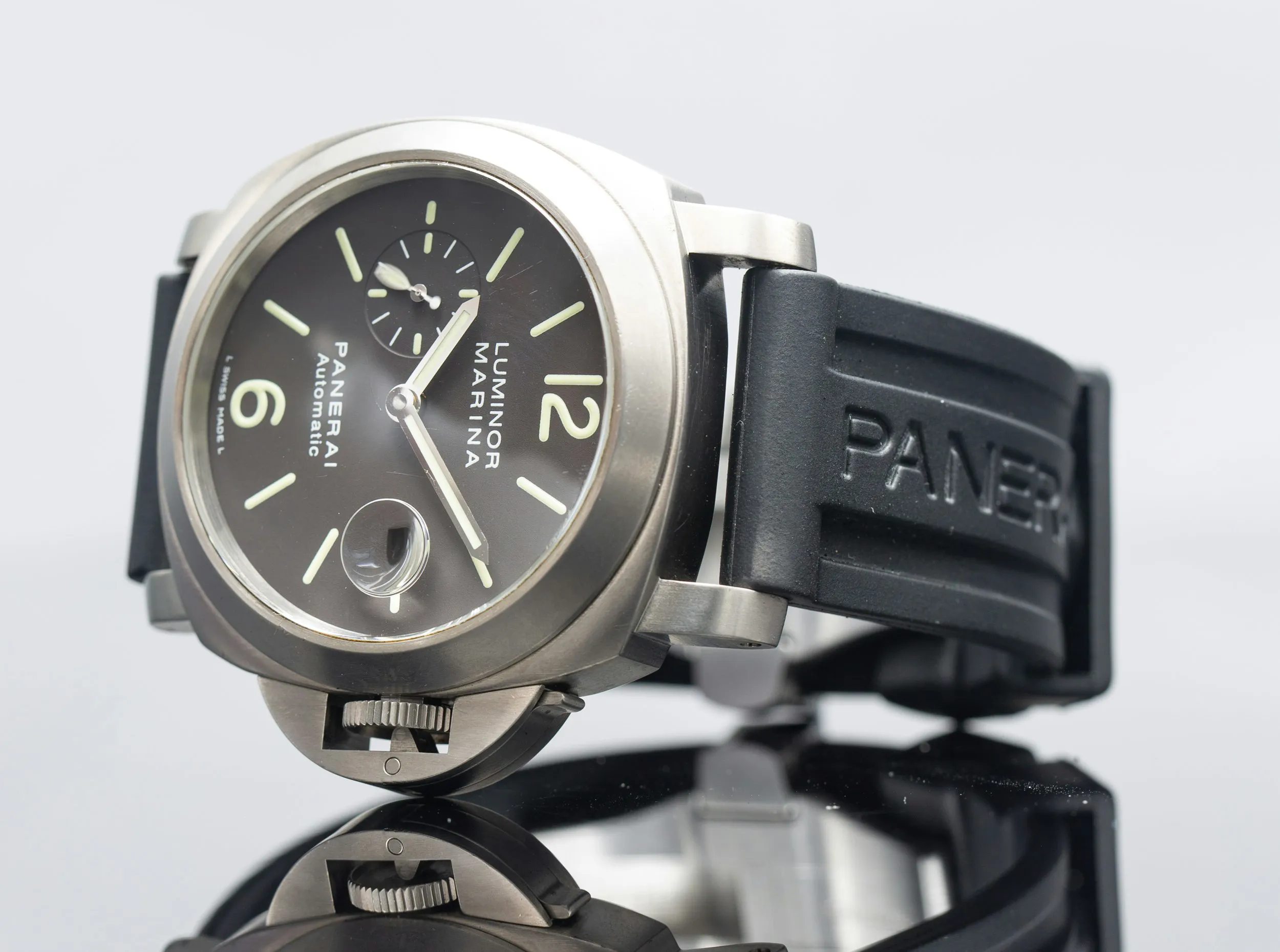 Panerai Luminor Marina Automatic PAM 00240 44mm Stainless steel Brown 4