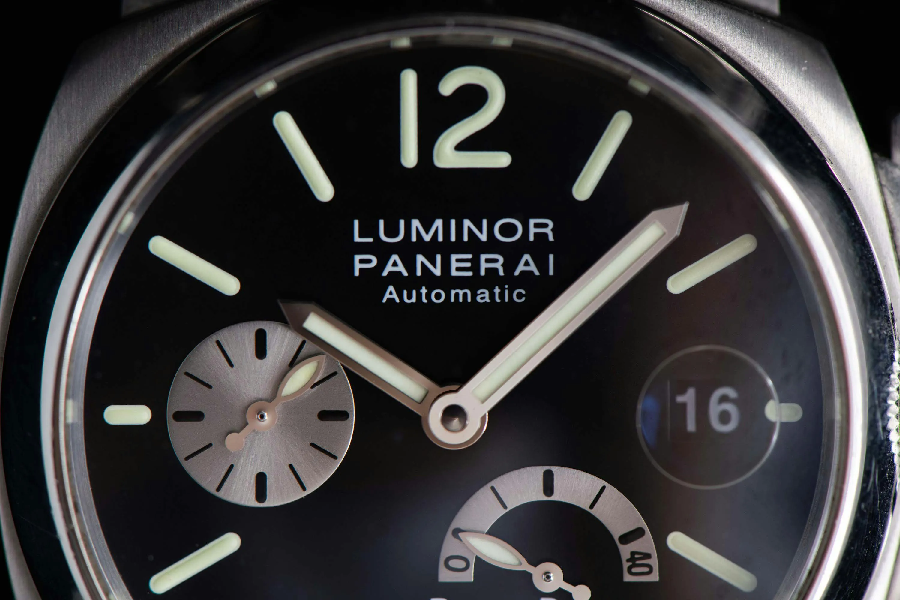 Panerai Luminor Power Reserve PAM 00126 40mm Stainless steel Black 2