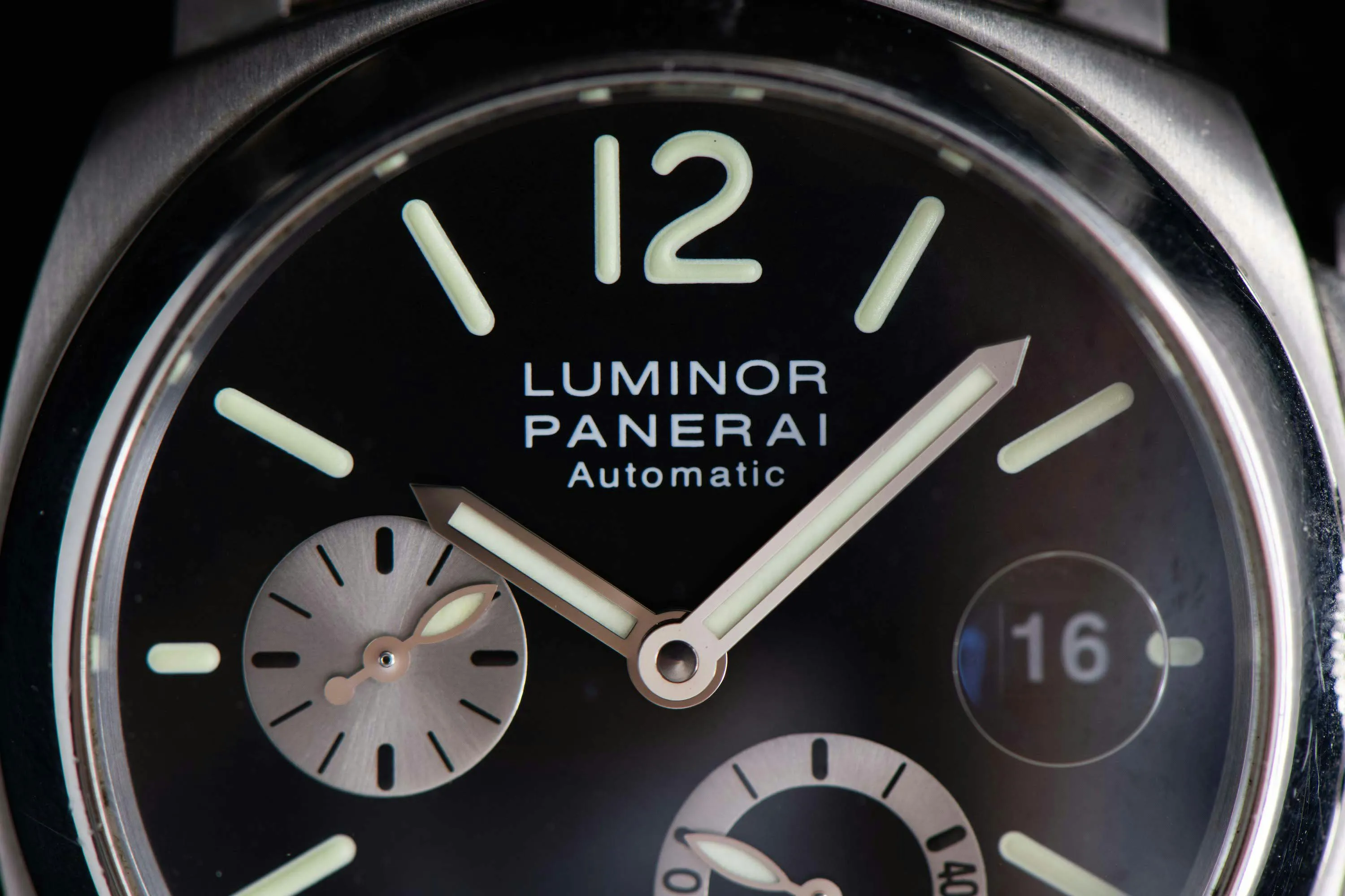 Panerai Luminor Power Reserve PAM 00126 40mm Stainless steel Black 3