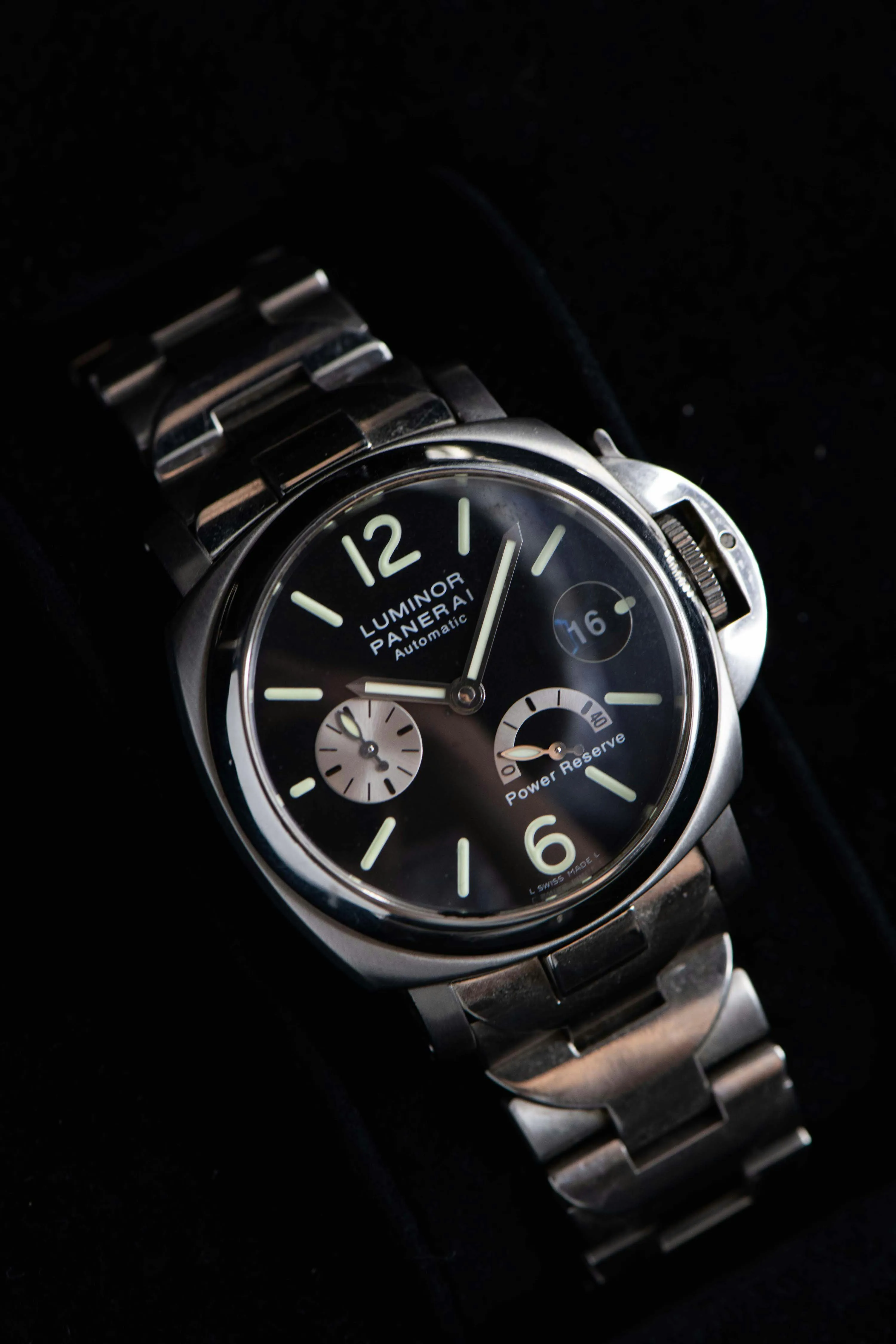 Panerai Luminor Power Reserve PAM 00126 40mm Stainless steel Black 7