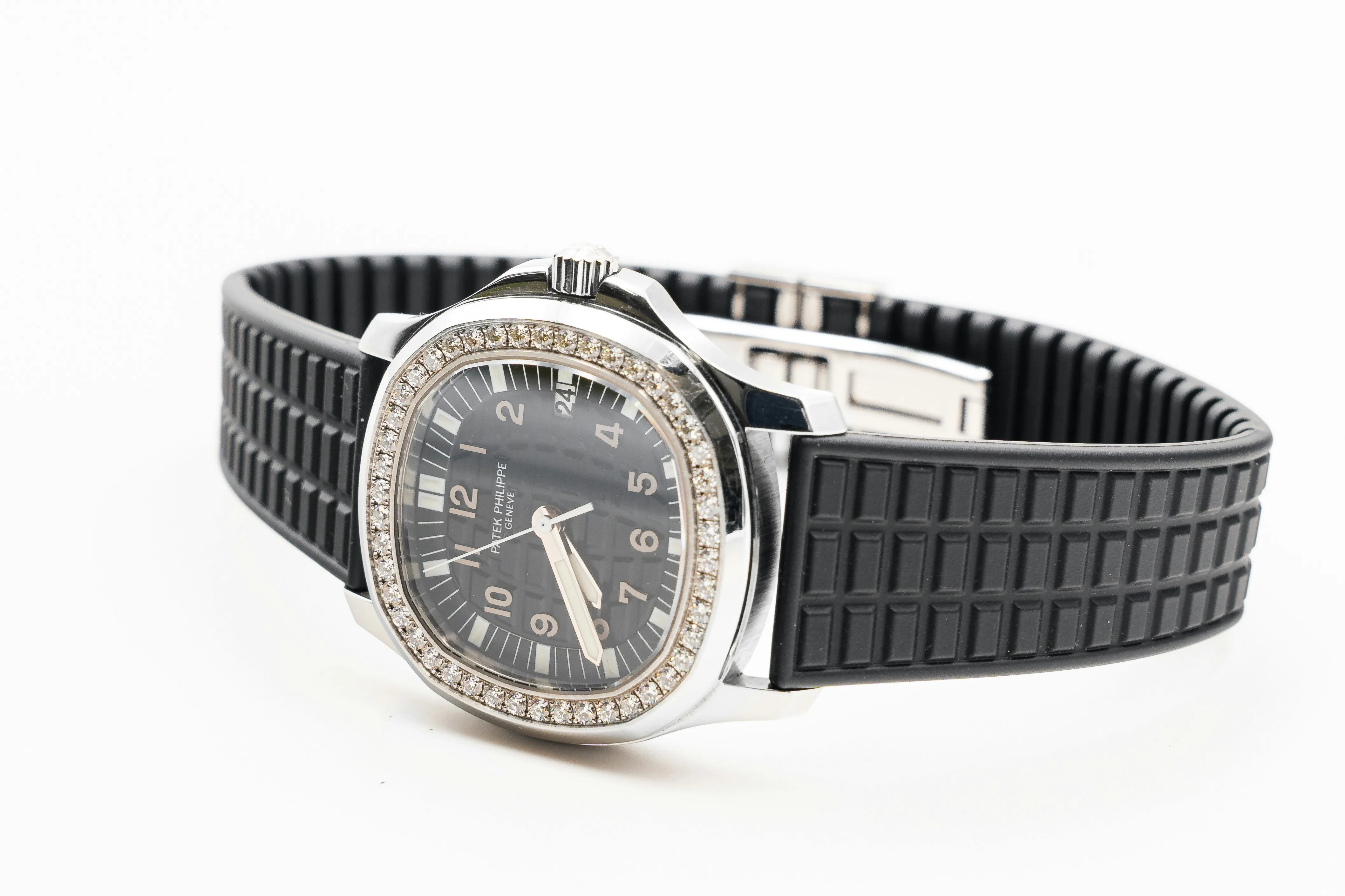 Patek Philippe Aquanaut 5067A-001 34mm Stainless steel and Diamond Black 22