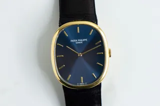 Patek Philippe Golden Ellipse 3848 Yellow gold Blue