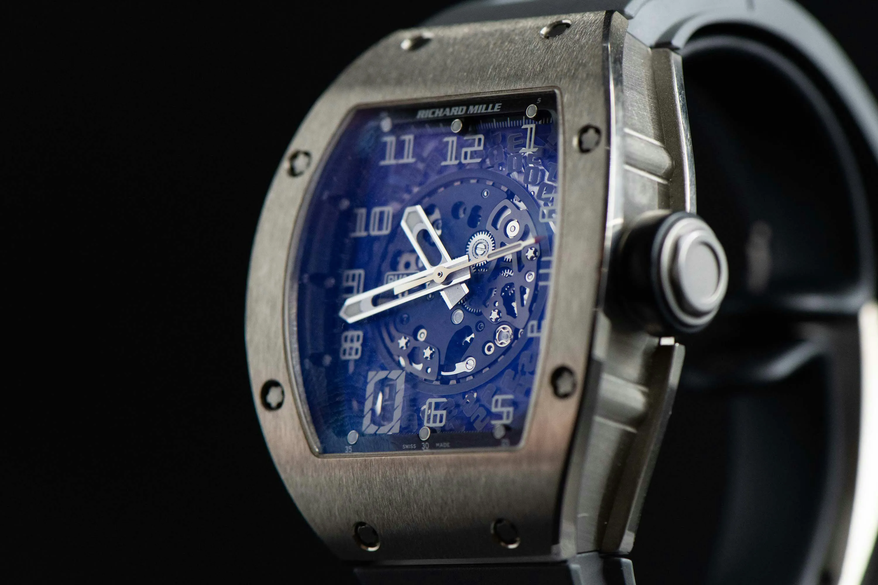 Richard Mille RM 010 RM010 AG WG 39mm White gold Skeletonized 7