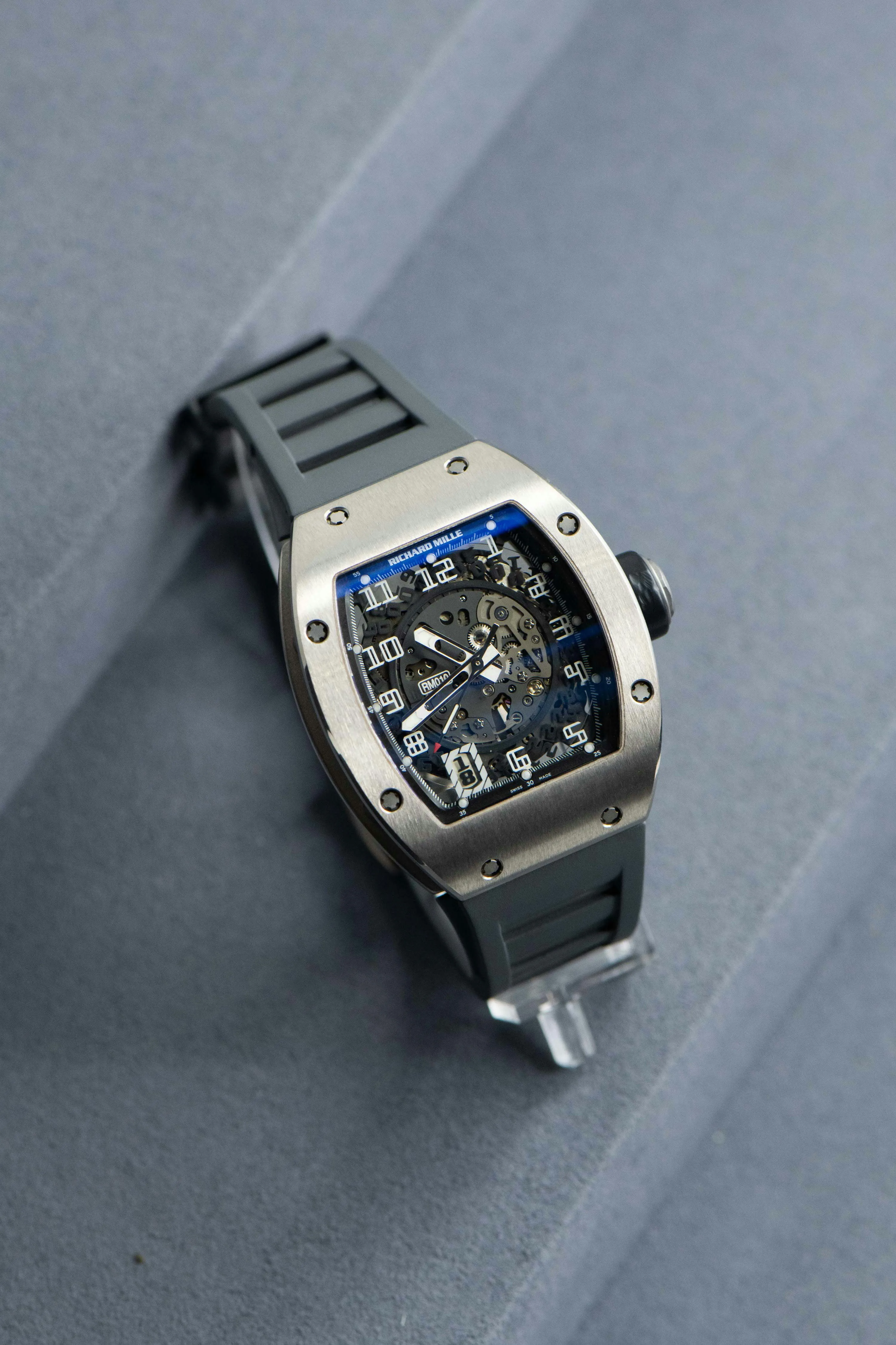 Richard Mille RM 010 RM010 AG WG 39mm White gold Skeletonized 13