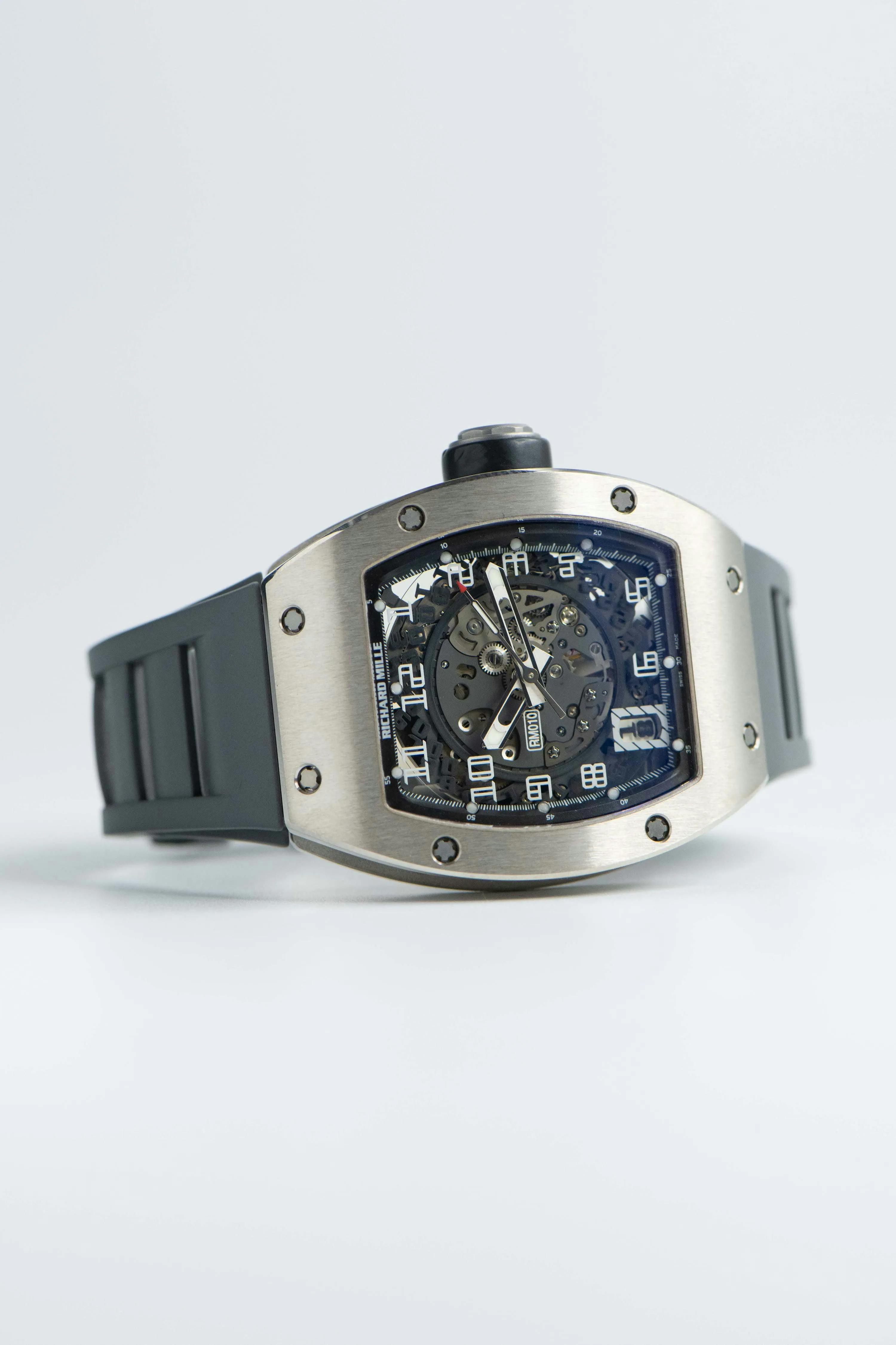 Richard Mille RM 010 RM010 AG WG 39mm White gold Skeletonized 14