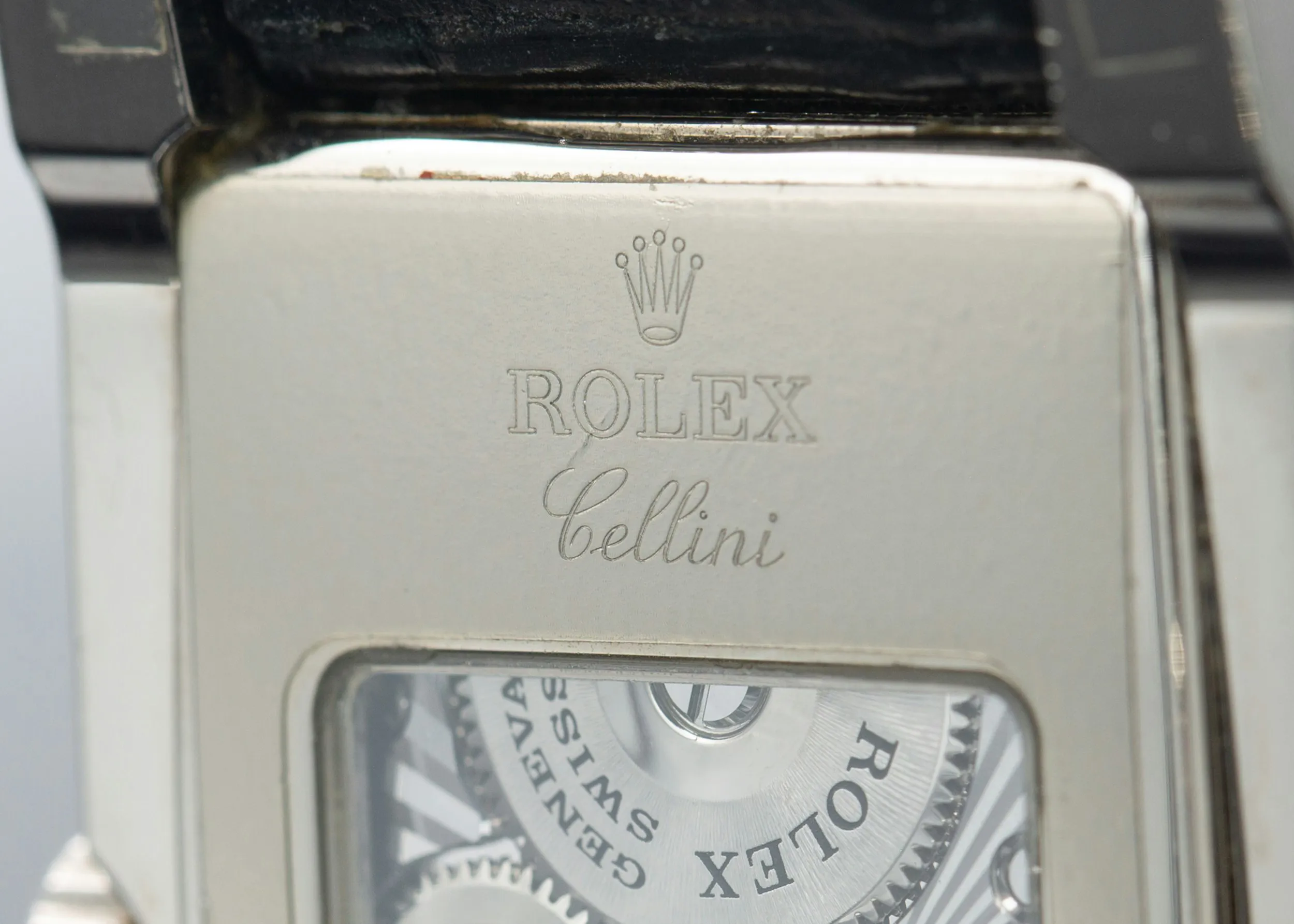 Rolex Cellini Prince 5443/9 28mm White gold Silver 17