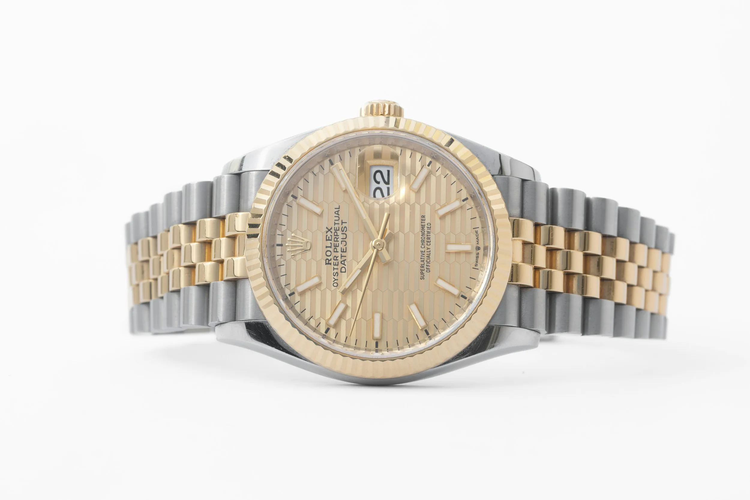 Rolex Datejust 36 126233 36mm Yellow gold and Stainless steel Champagne 2