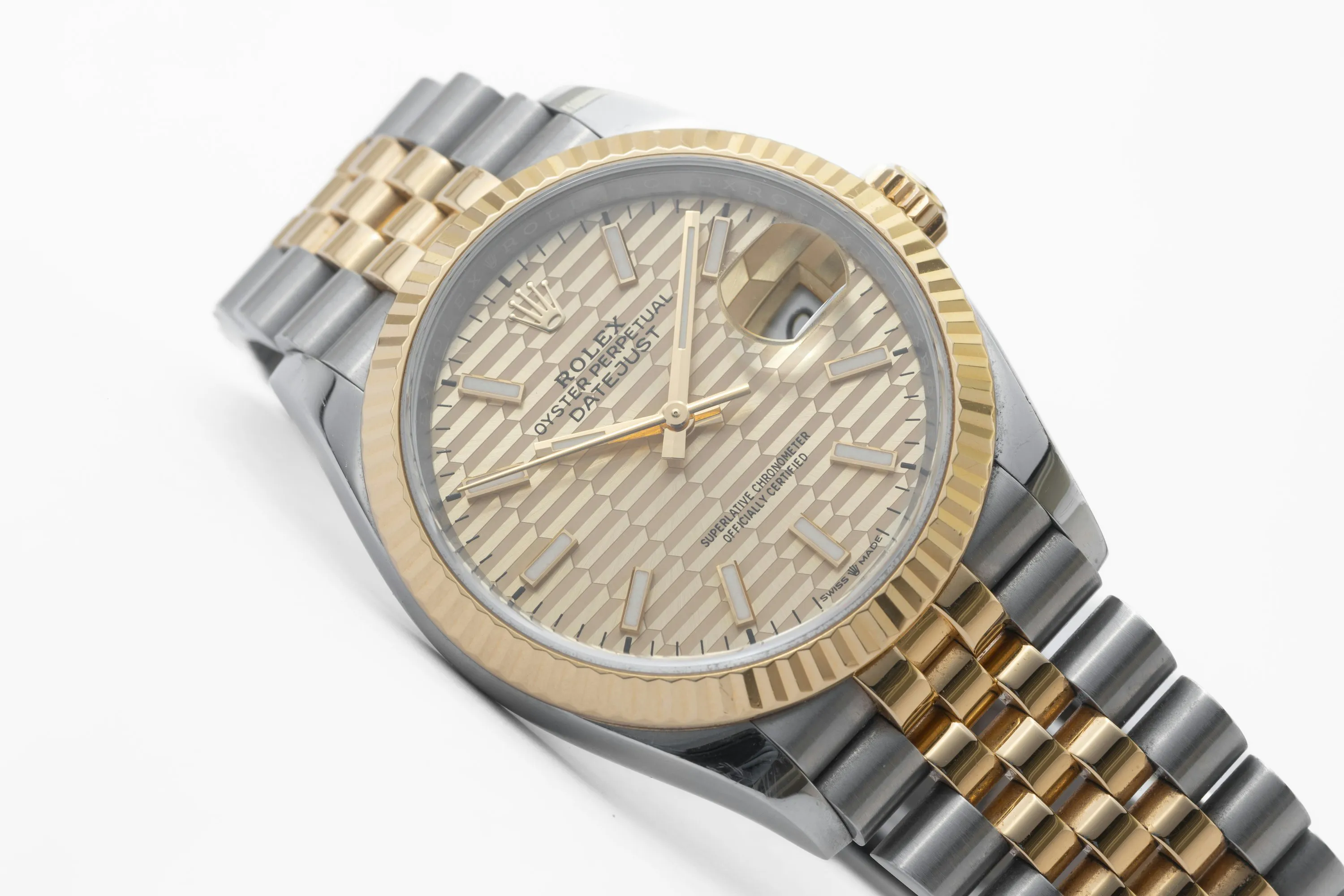 Rolex Datejust 36 126233 36mm Yellow gold and Stainless steel Champagne 3