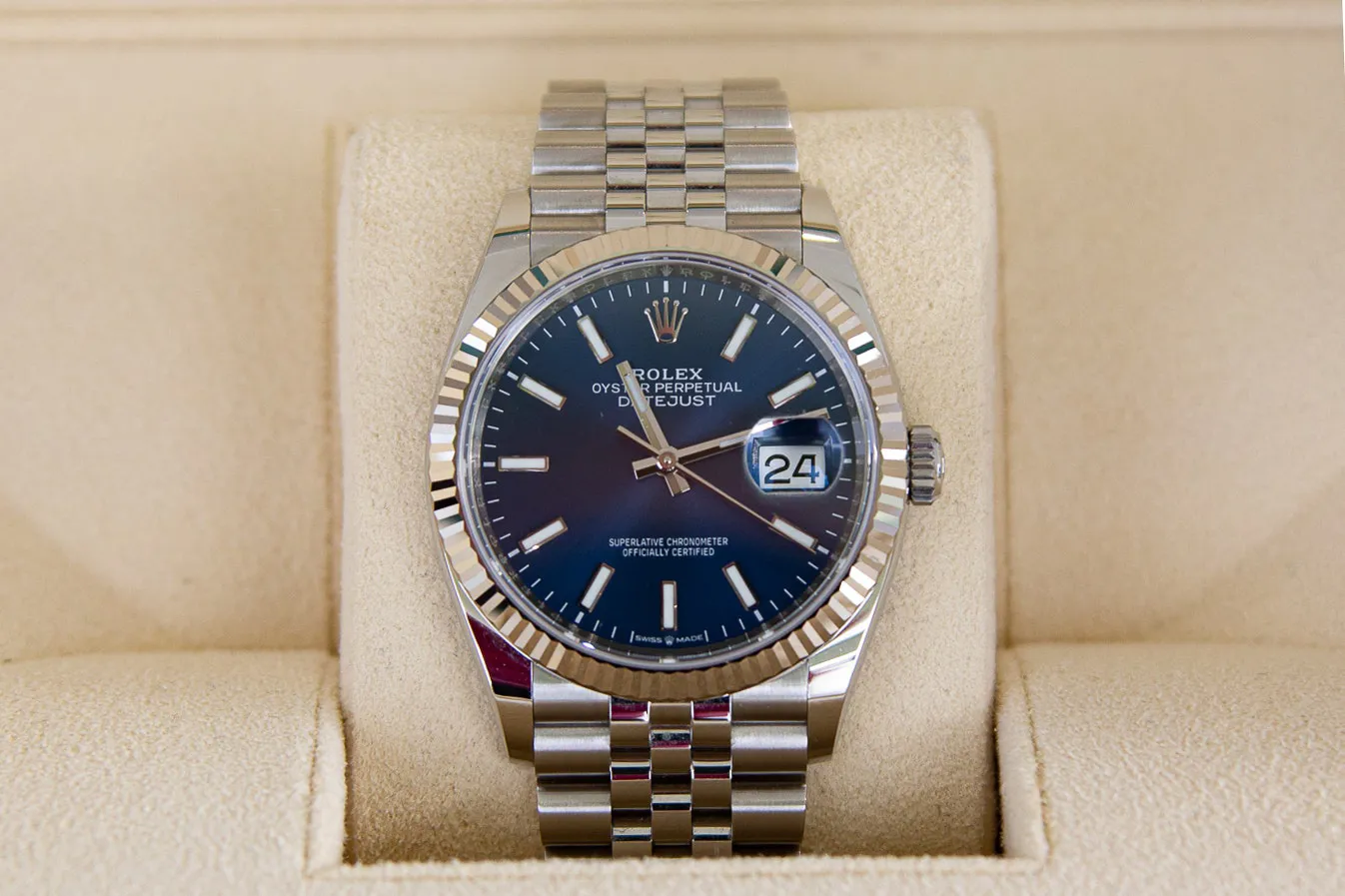 Rolex Datejust 36 126234 36mm Stainless steel Blue 1