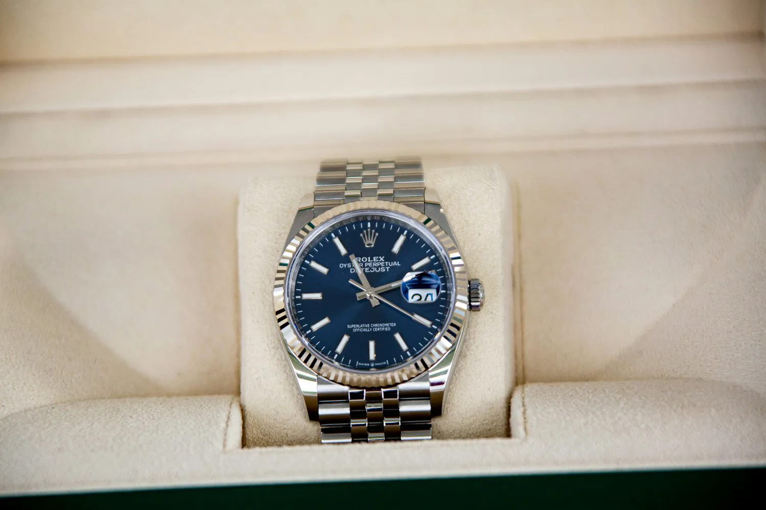 Rolex Datejust 36 126234 36mm Stainless steel Blue 17