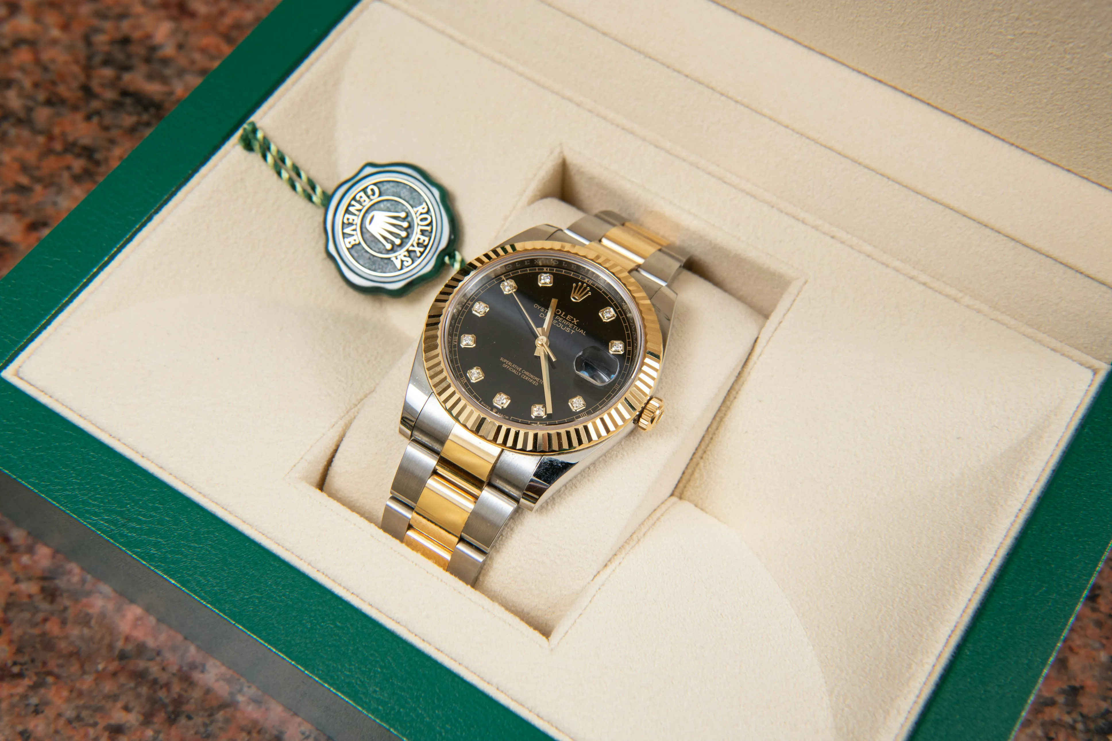 Rolex Datejust 41 126333 41mm Yellow gold and Stainless steel Black 1