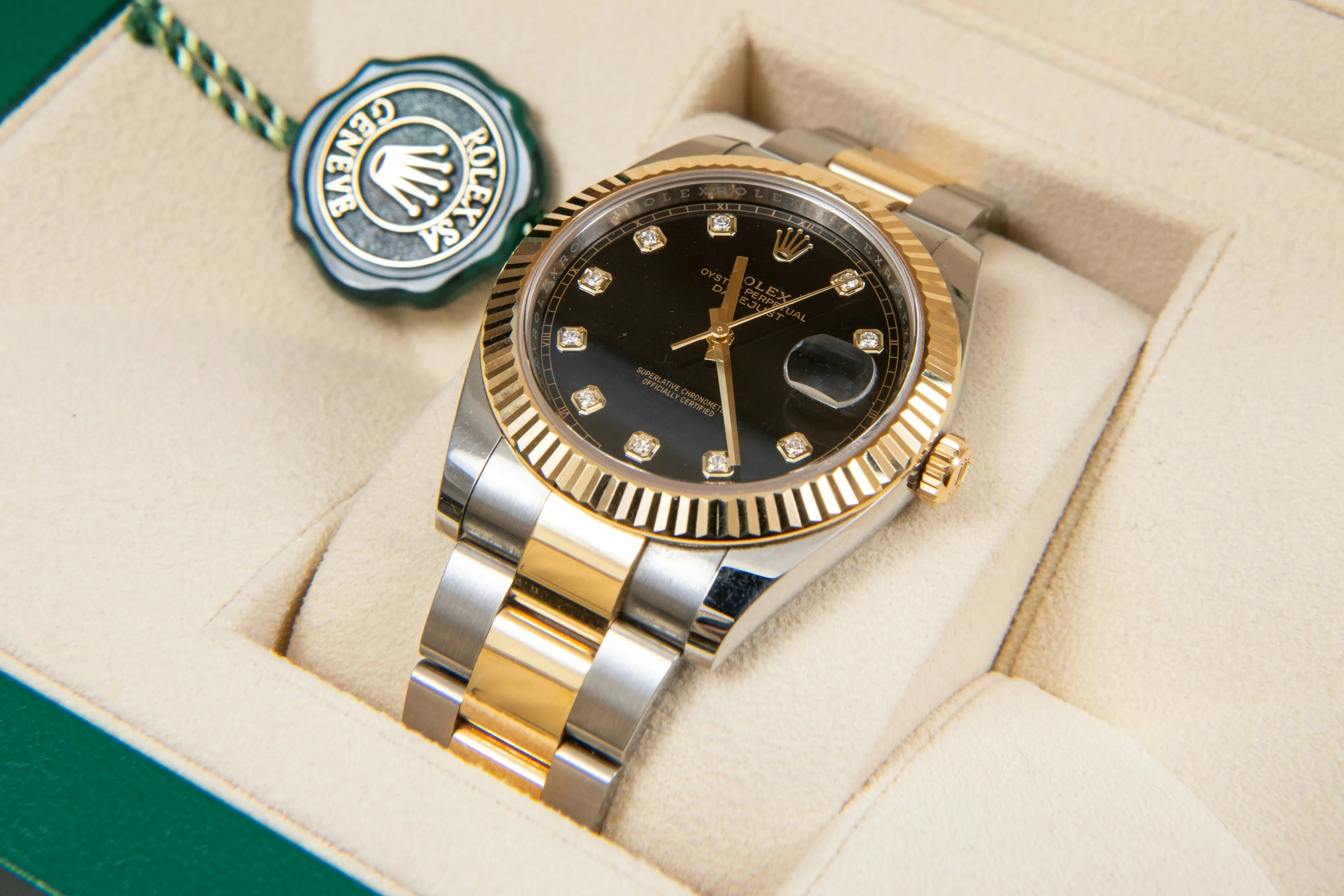 Rolex Datejust 41 126333 41mm Yellow gold and Stainless steel Black 2