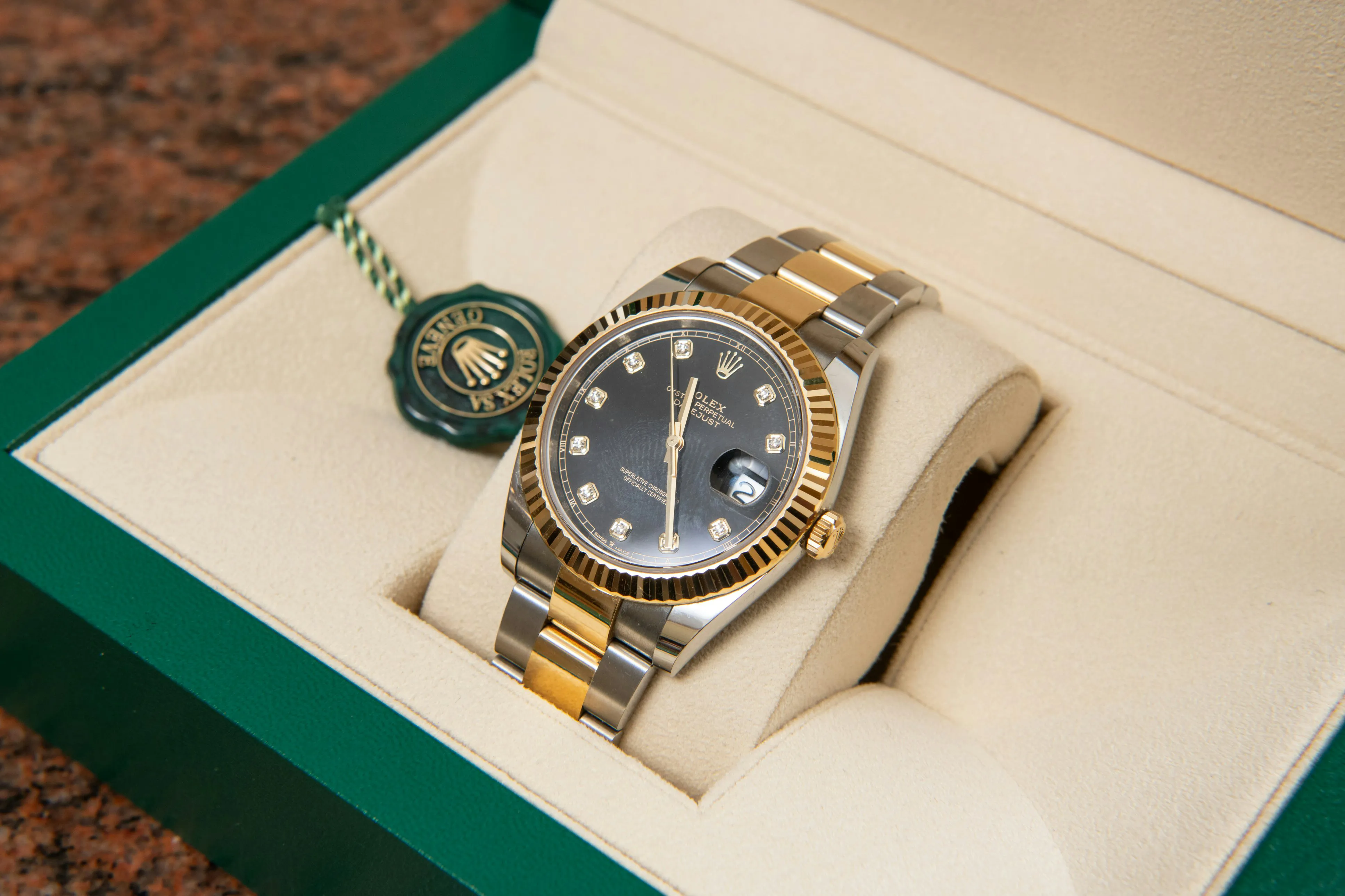 Rolex Datejust 41 126333 41mm Yellow gold and Stainless steel Black 4