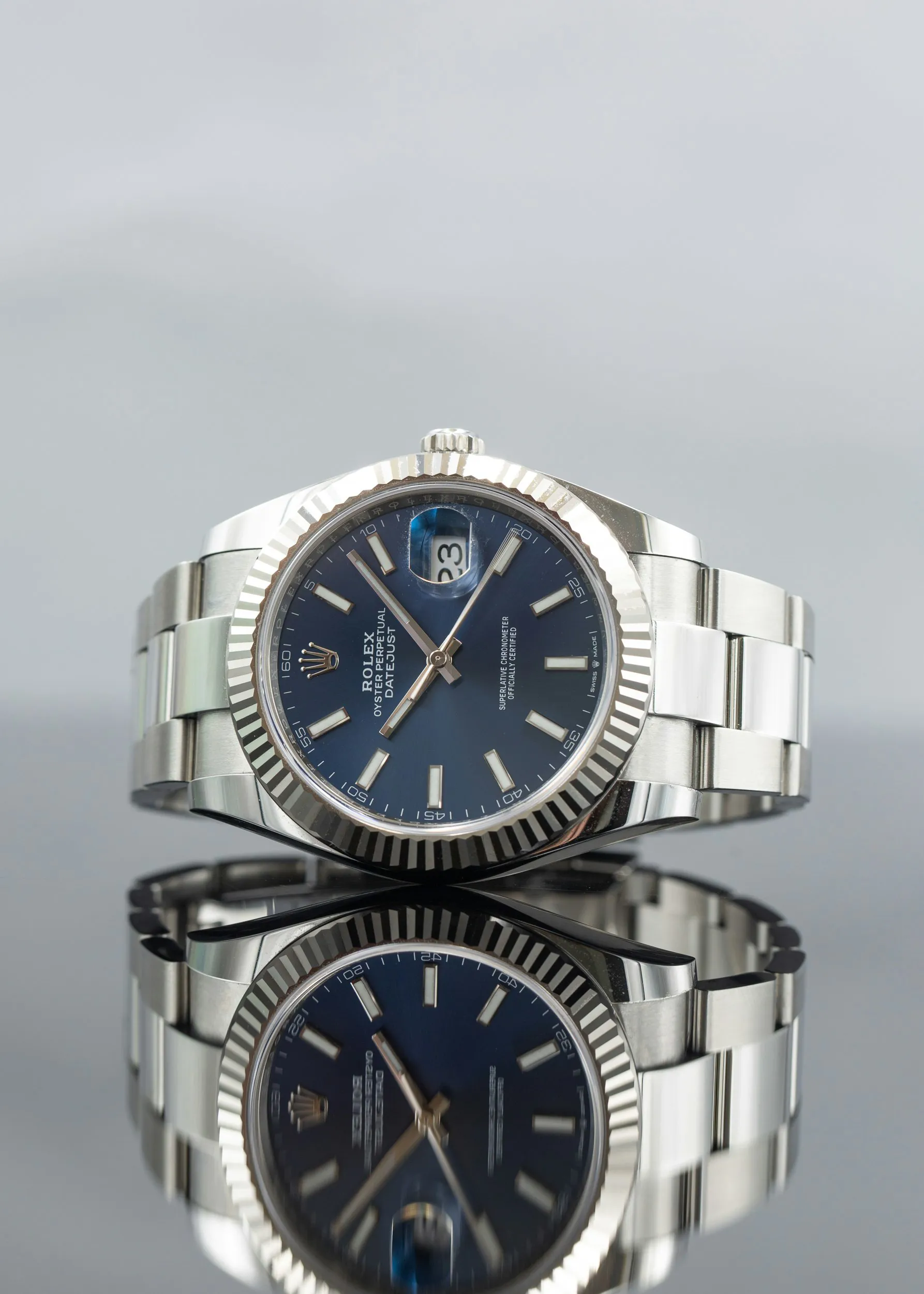 Rolex Datejust 41 126334 41mm White gold and Stainless steel Blue 6