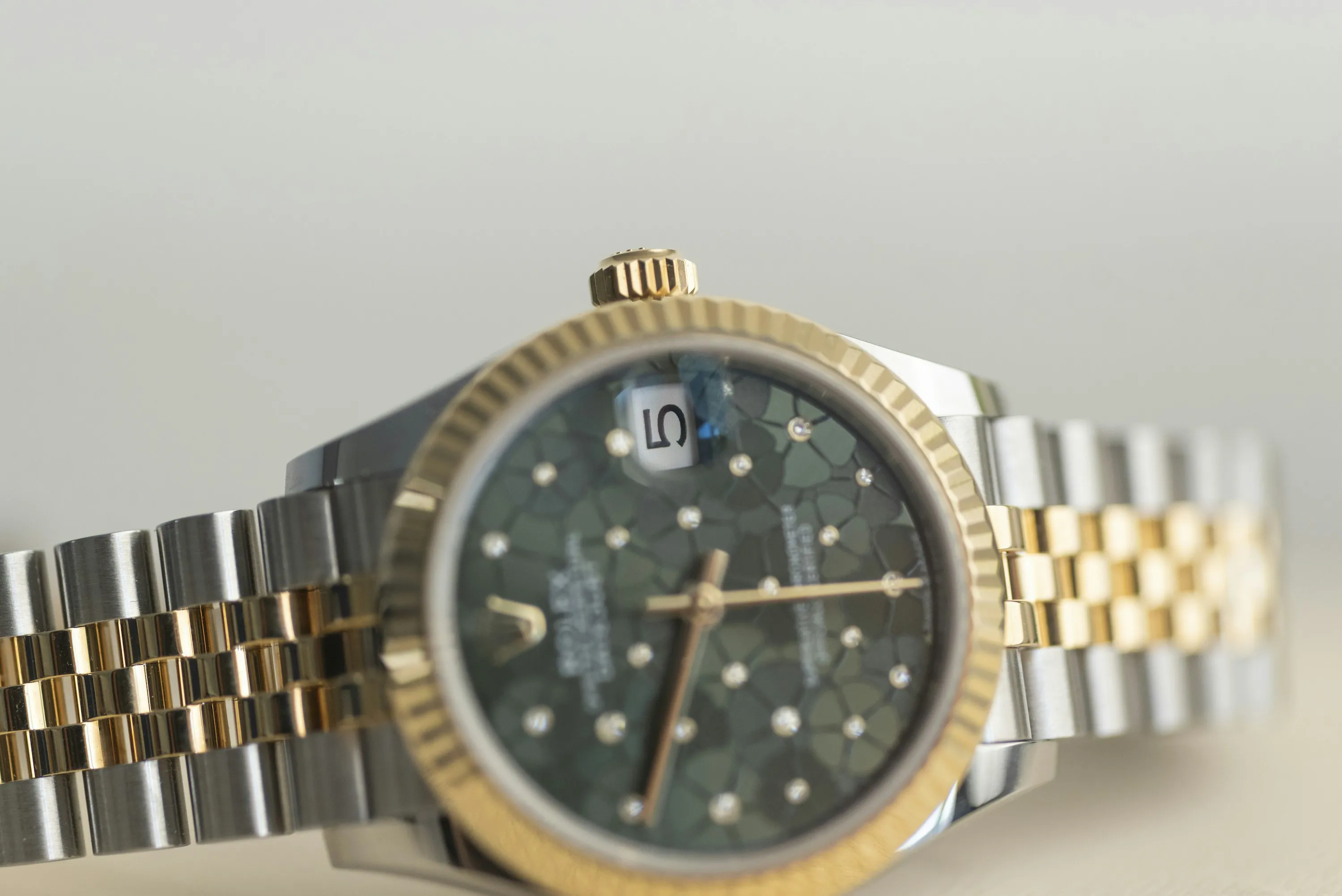 Rolex Datejust 31 278273 31mm Yellow gold and Stainless steel Green 2