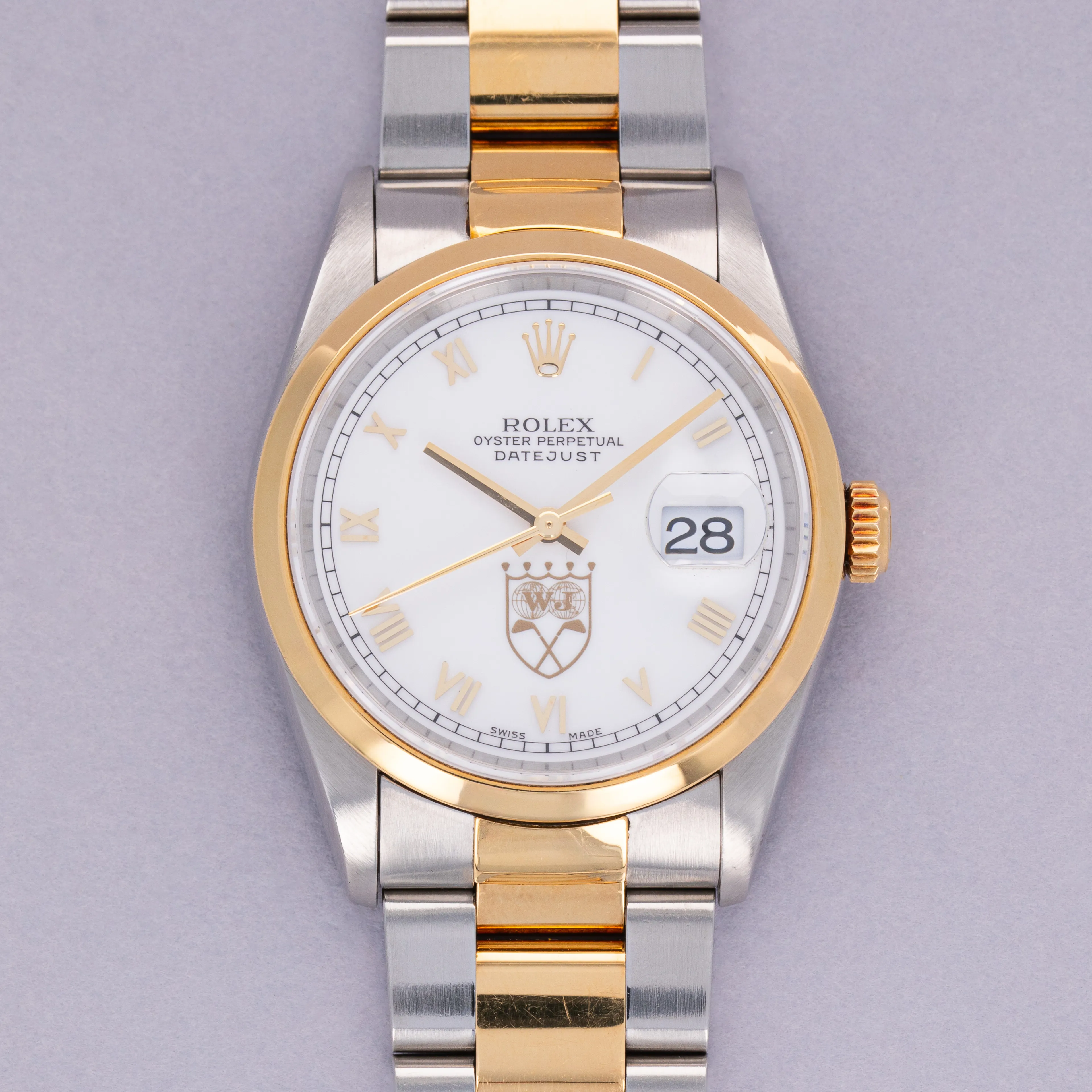 Rolex Datejust 36 16203 36mm Yellow gold and Stainless steel White