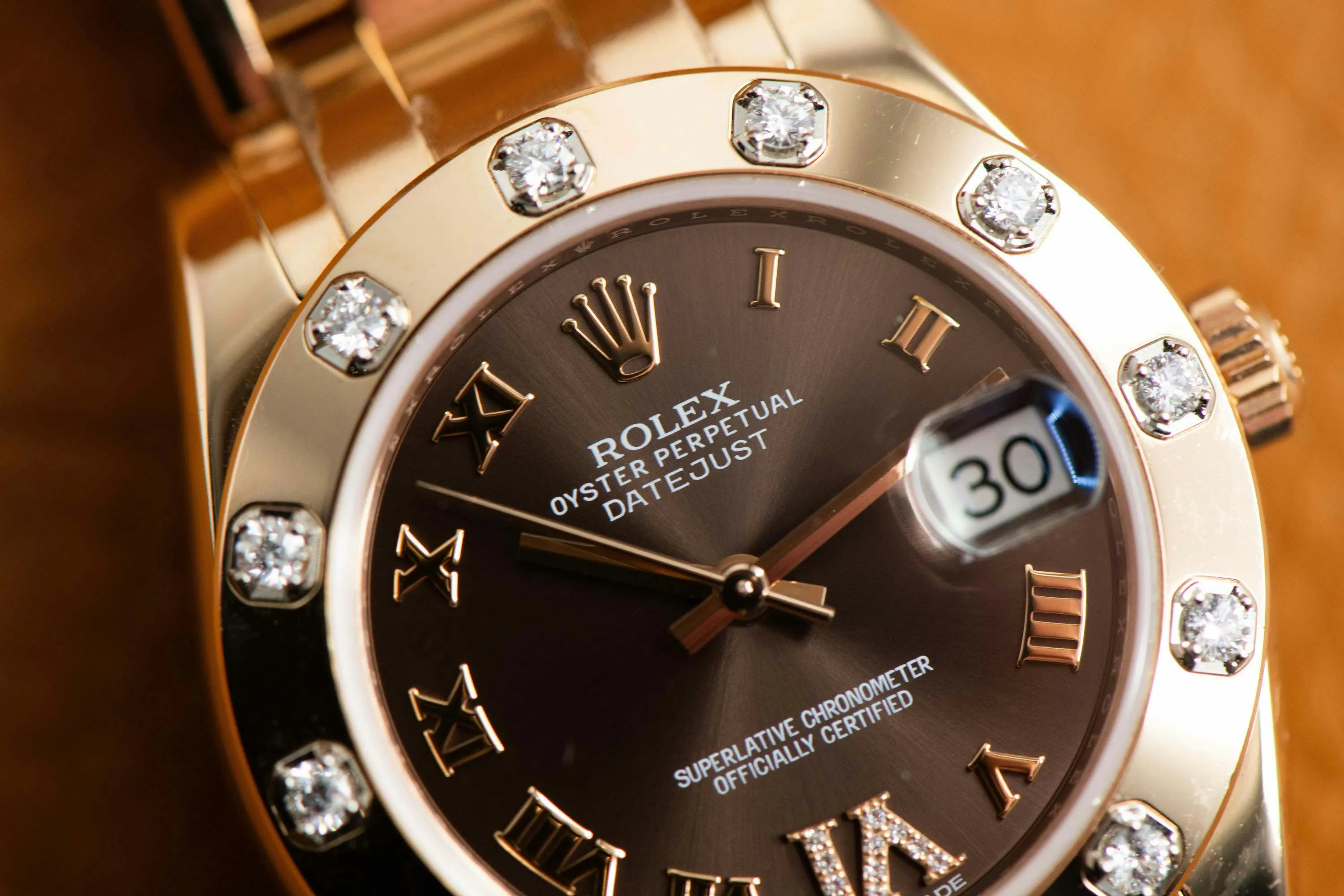 Rolex Pearlmaster 81315 34mm Rose gold Brown 3