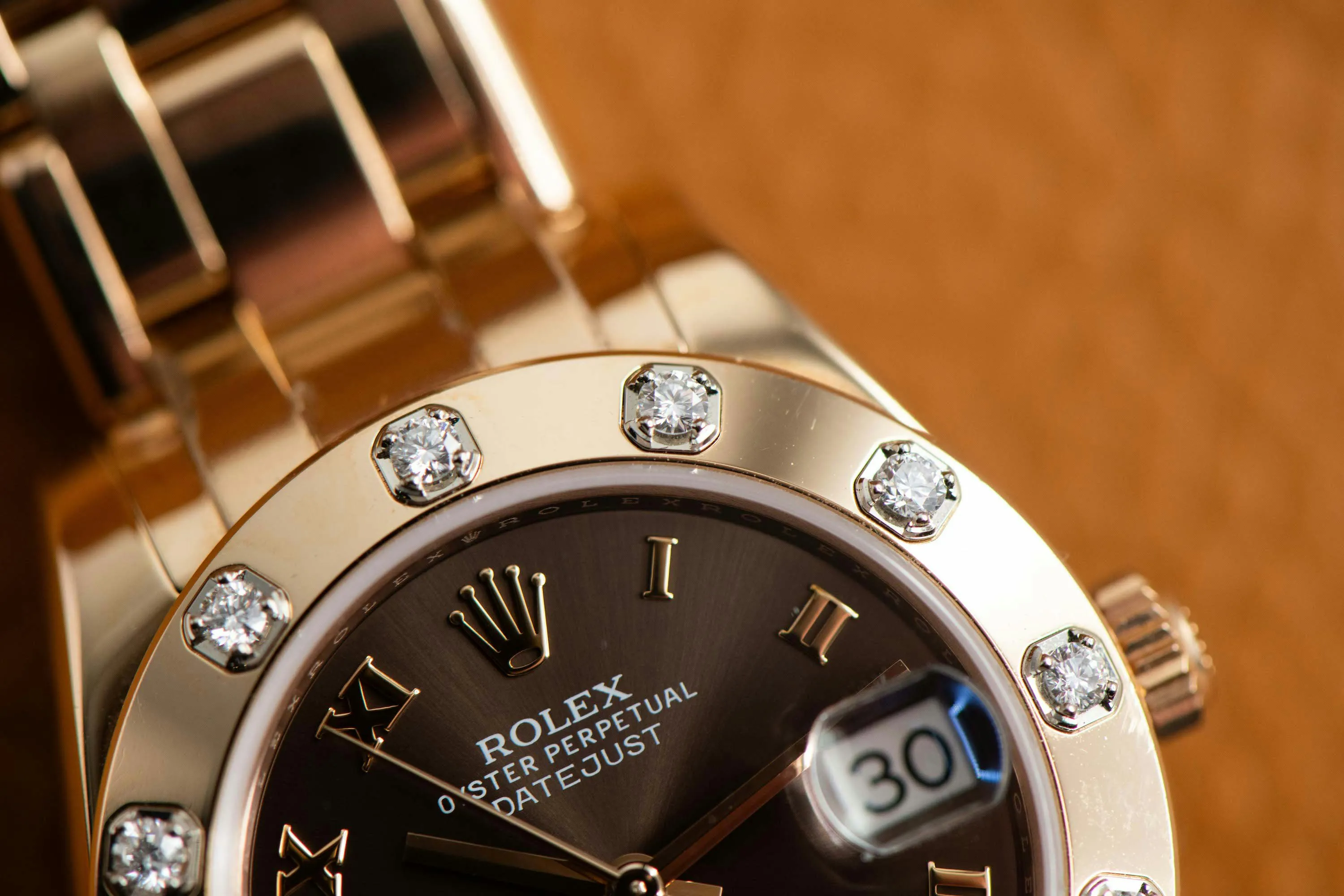 Rolex Pearlmaster 81315 34mm Rose gold Brown 4