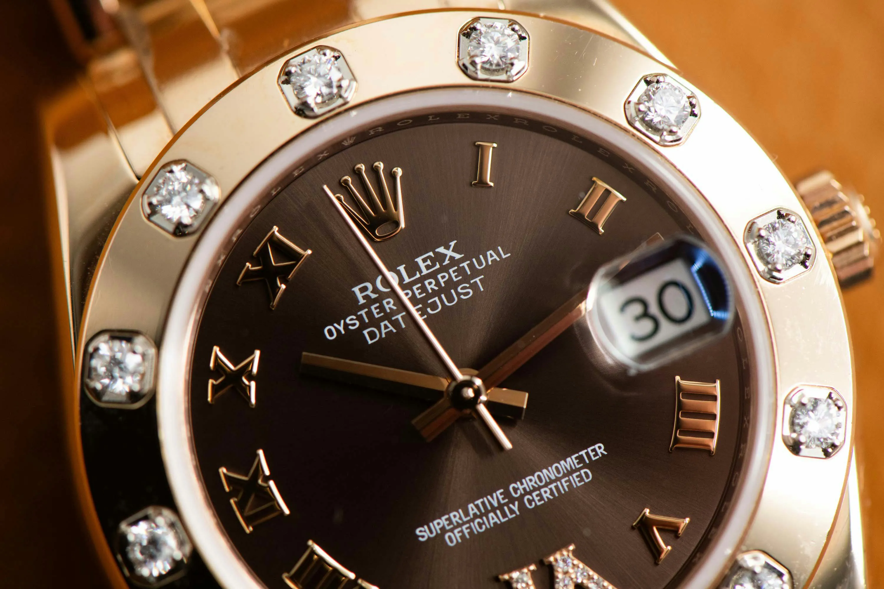 Rolex Pearlmaster 81315 34mm Rose gold Brown 7