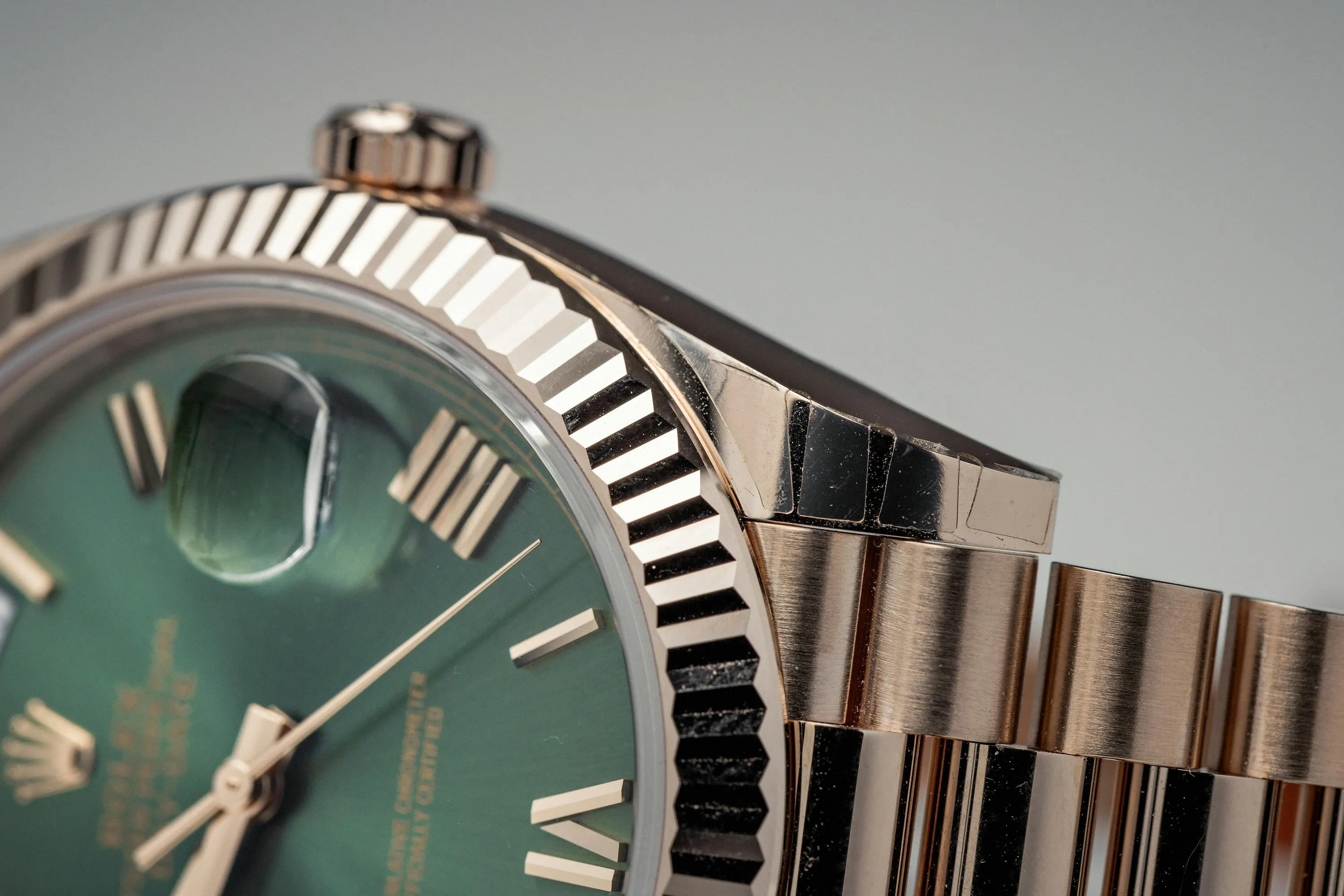 Rolex Day-Date 40 228235 40mm Rose gold Green 8