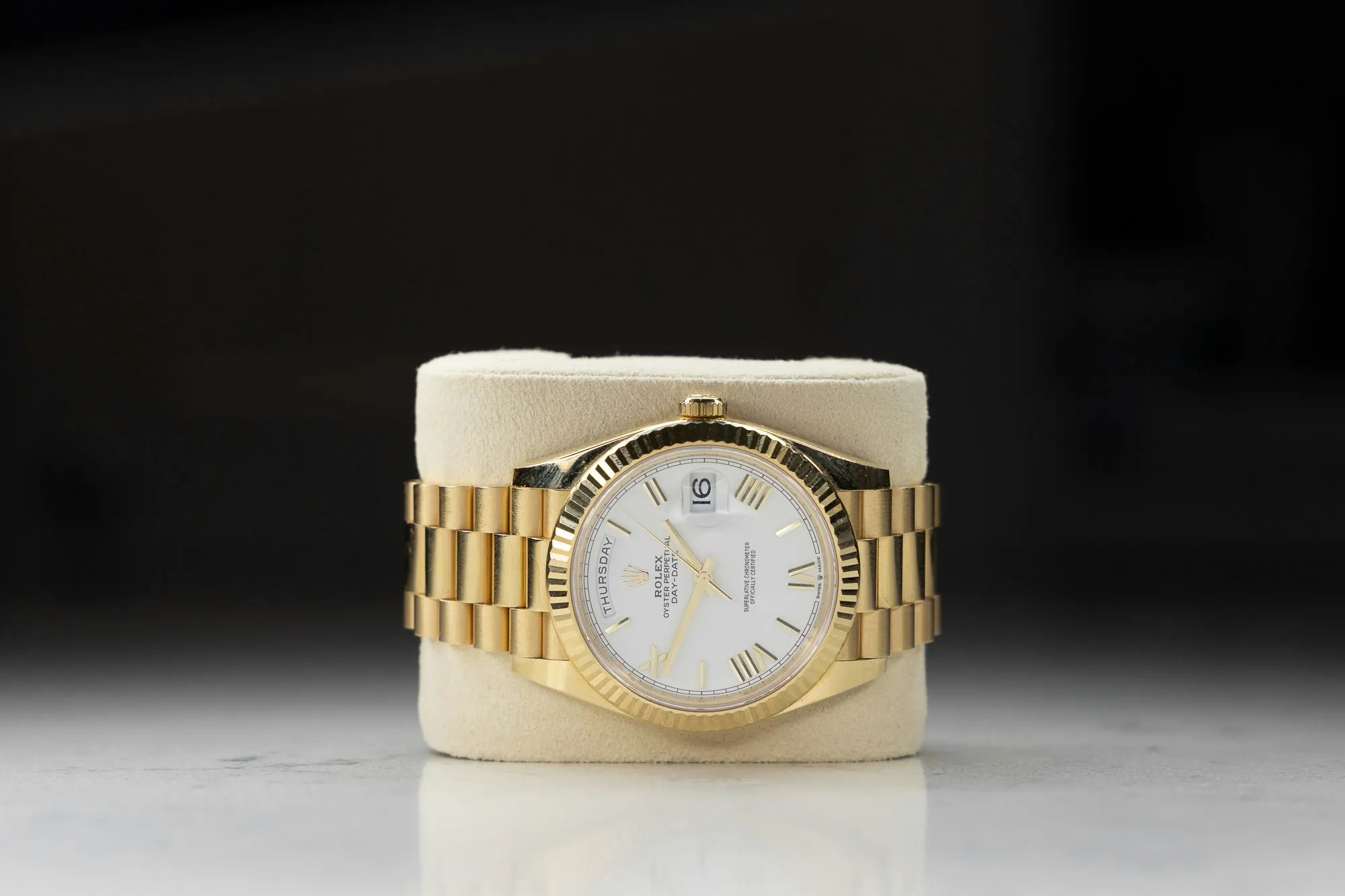 Rolex Day-Date 40 228238 40mm Yellow gold White 2