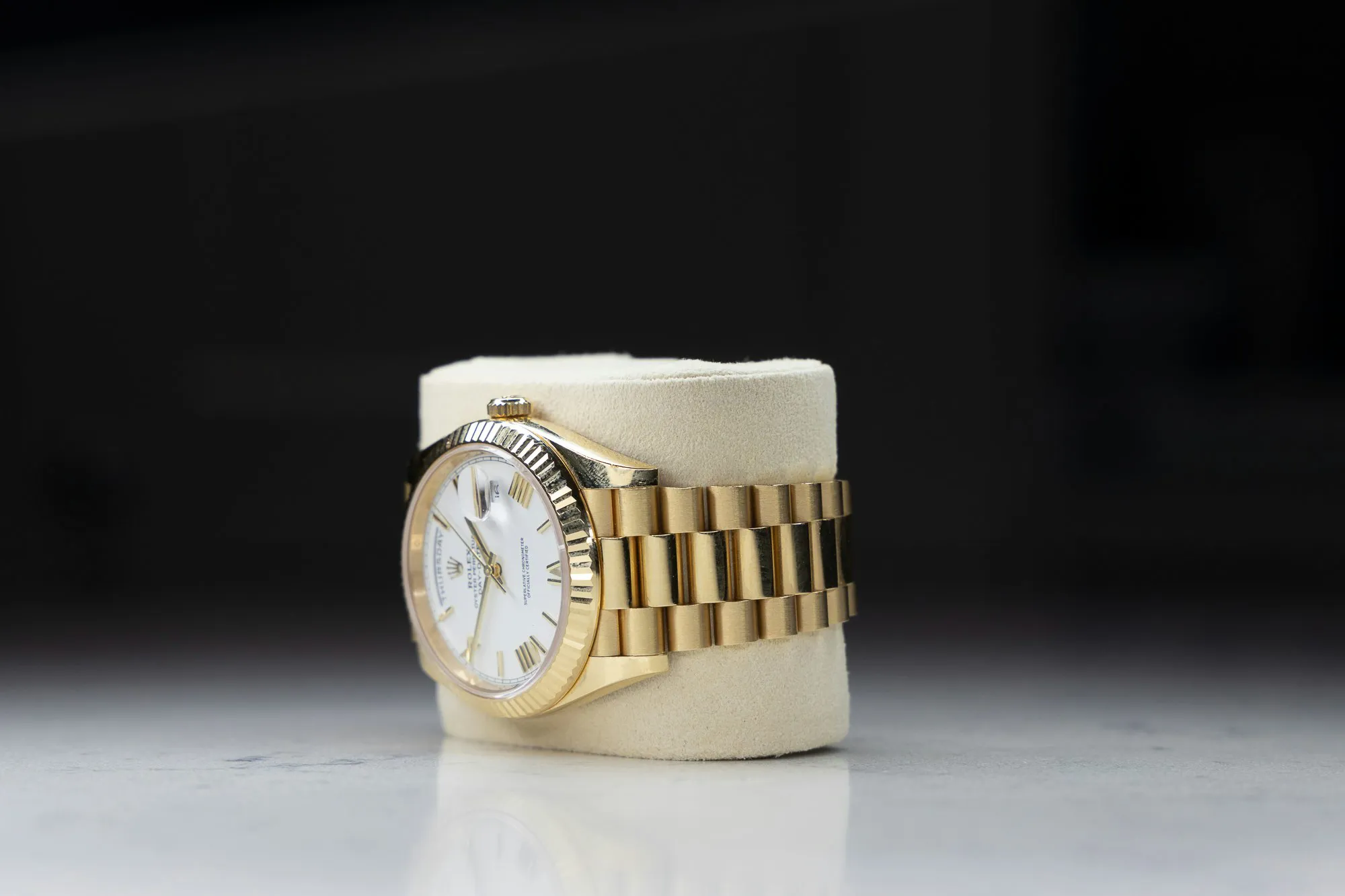 Rolex Day-Date 40 228238 40mm Yellow gold White 6