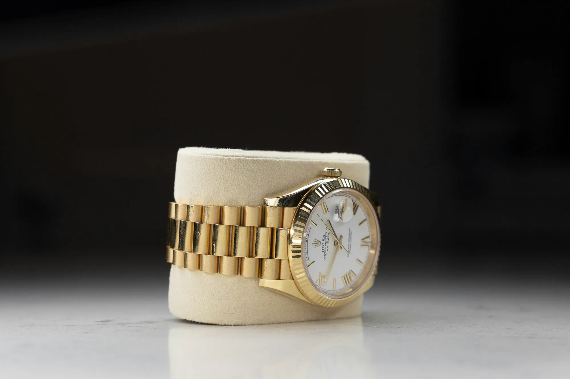 Rolex Day-Date 40 228238 40mm Yellow gold White 12