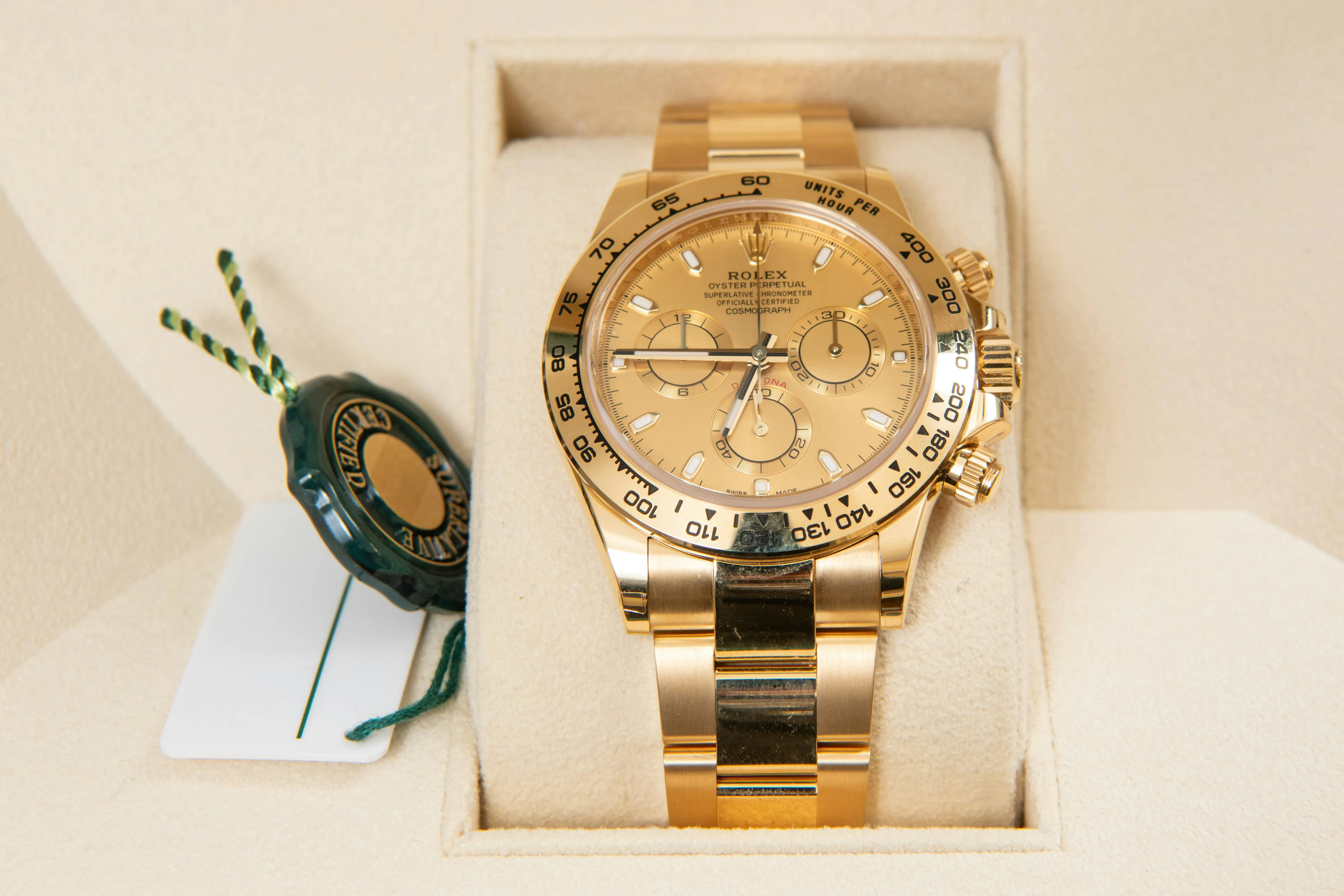 Rolex Daytona 116508 40mm Yellow gold Champagne 1