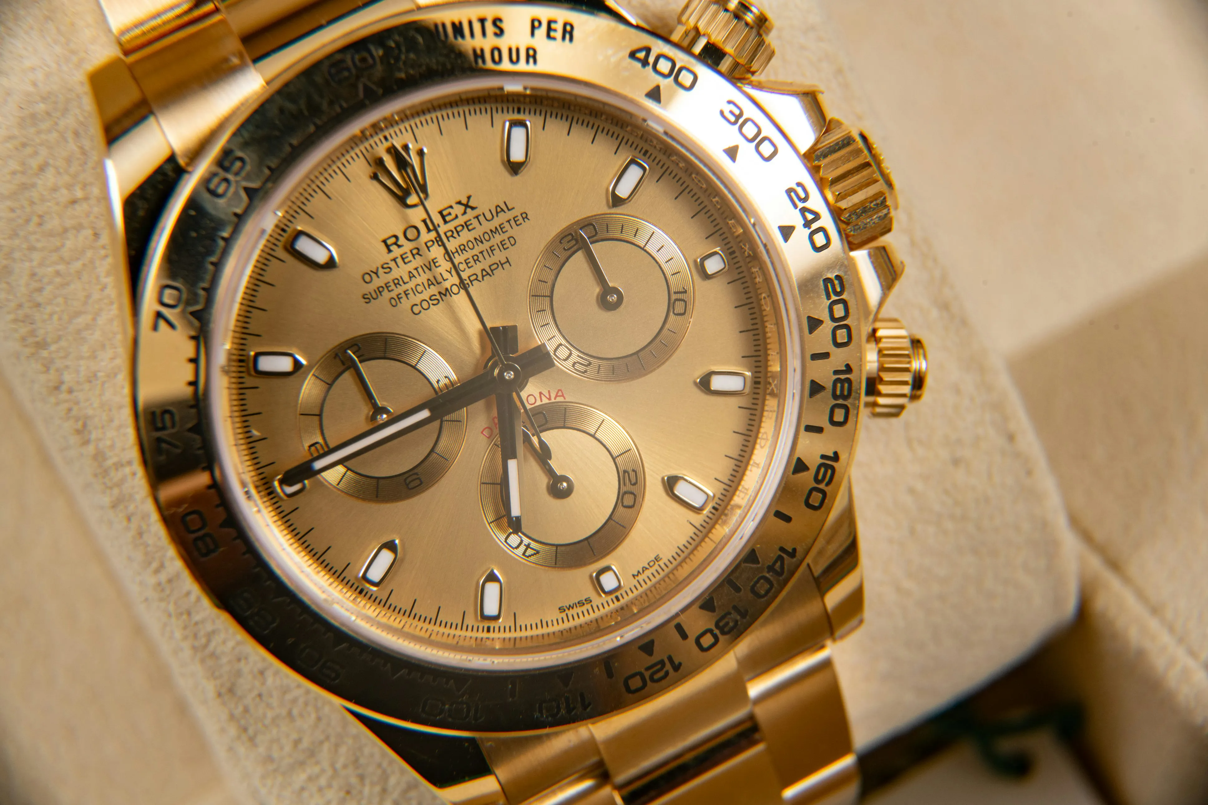 Rolex Daytona 116508 40mm Yellow gold Champagne 8