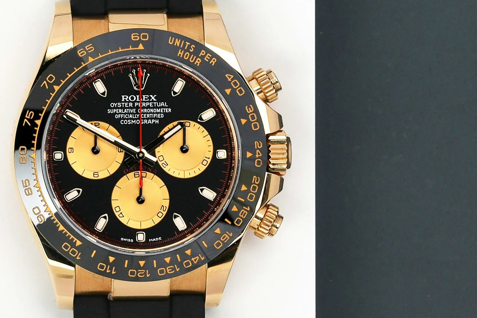 Rolex Daytona 116518LN 40mm Yellow gold Black 4