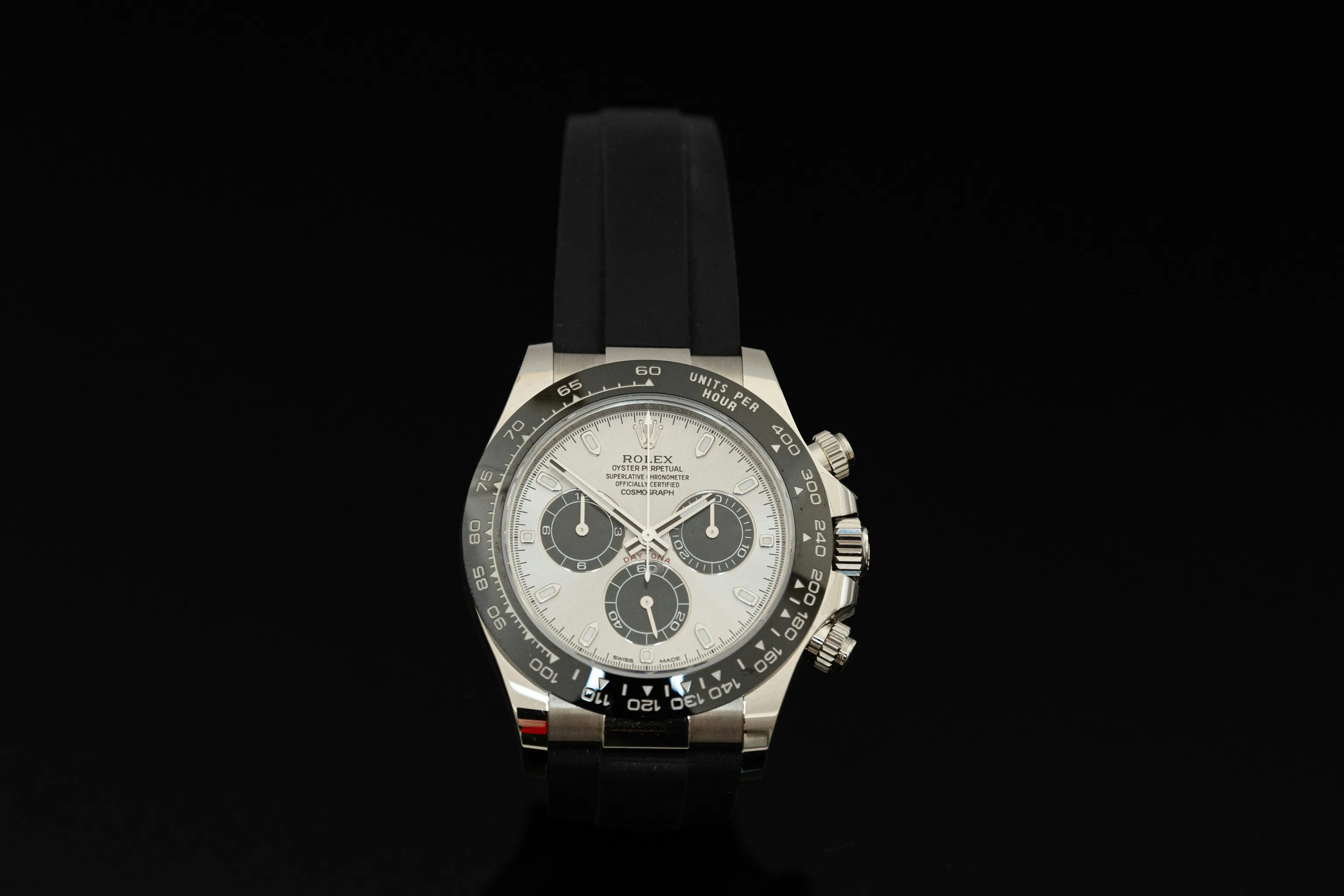 Rolex Daytona 116519LN 40mm White gold Silver 18