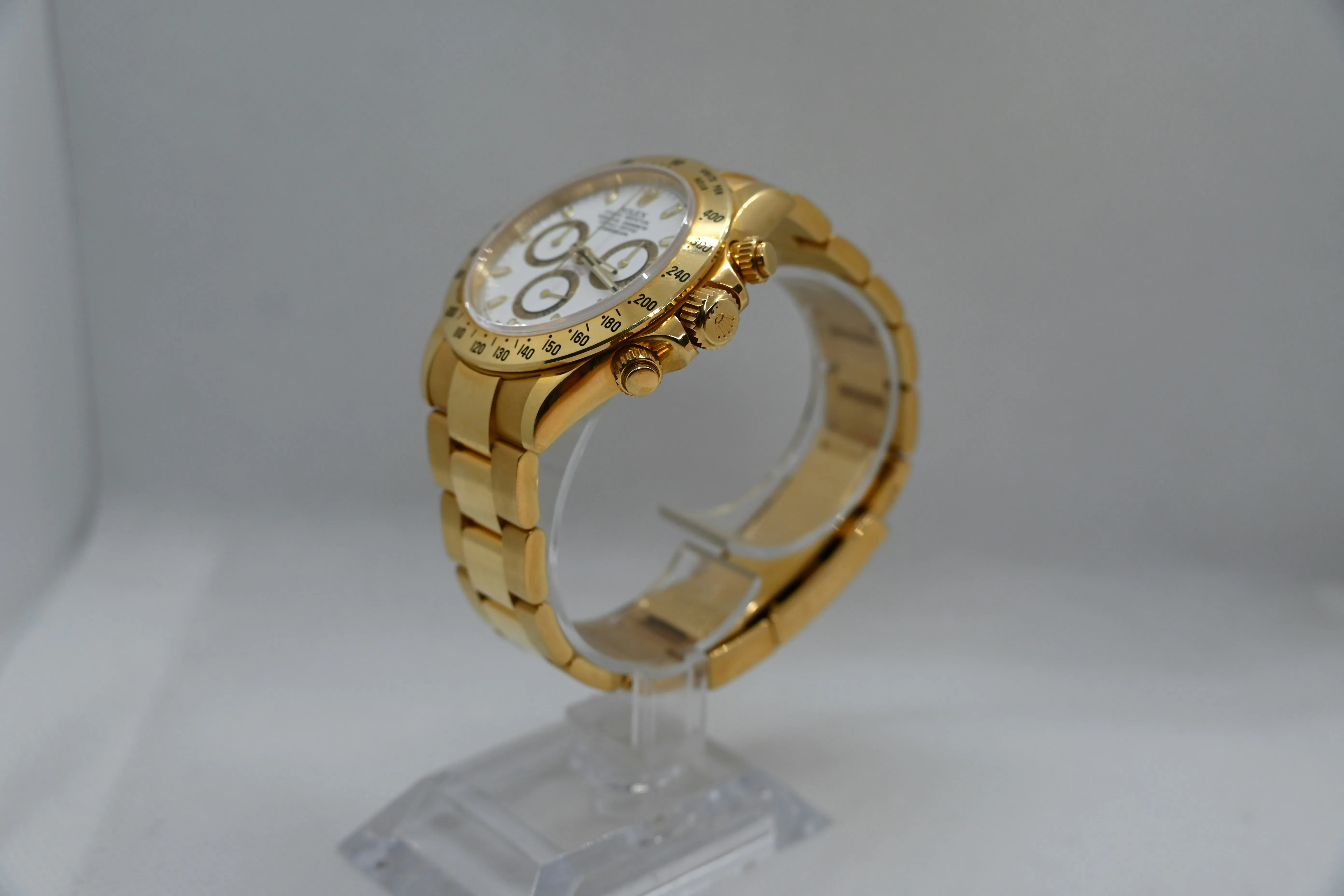 Rolex Daytona 116528 40mm Yellow gold White 5