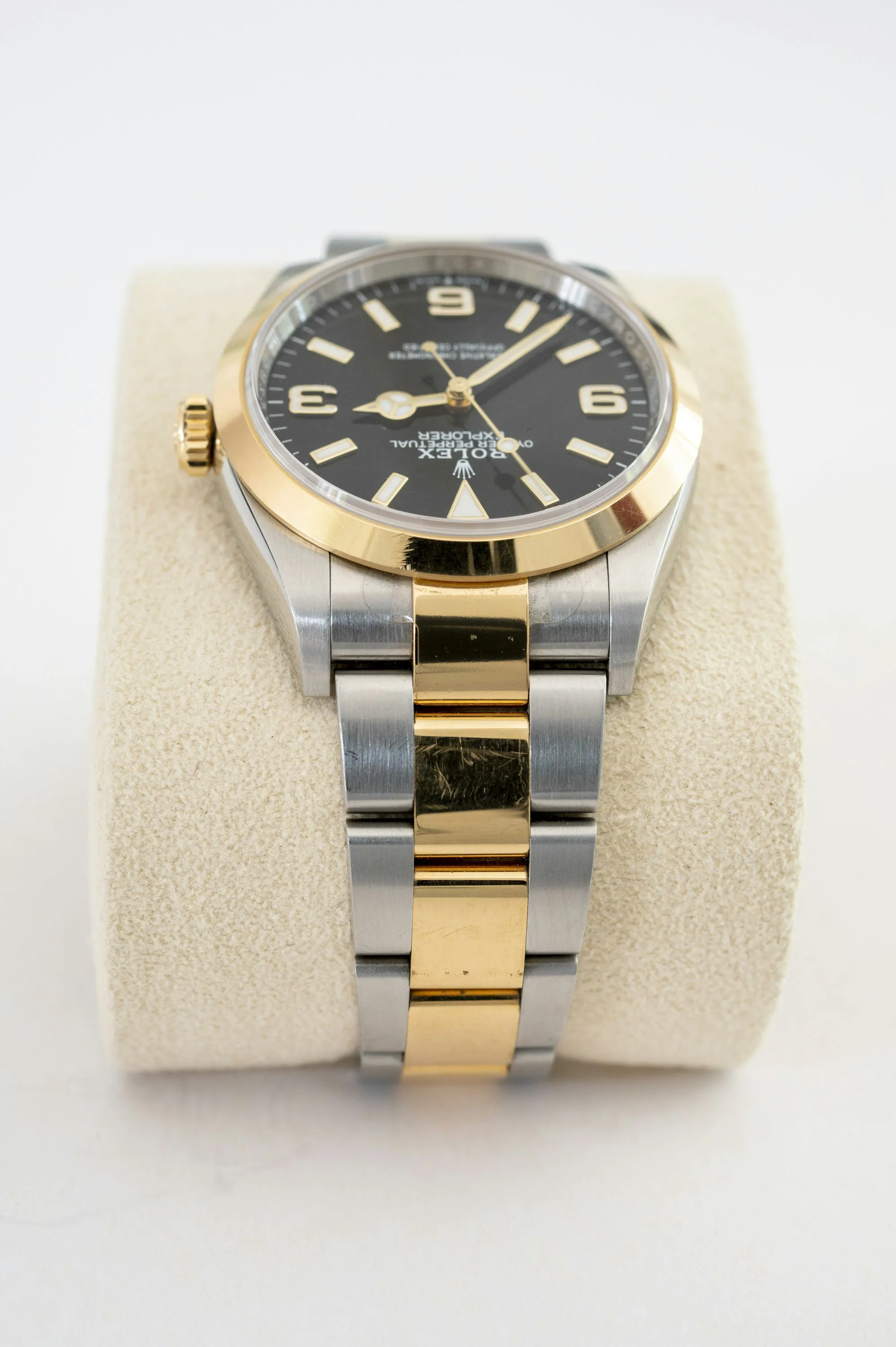 Rolex Explorer 124273 36mm Yellow gold and Stainless steel Black 21