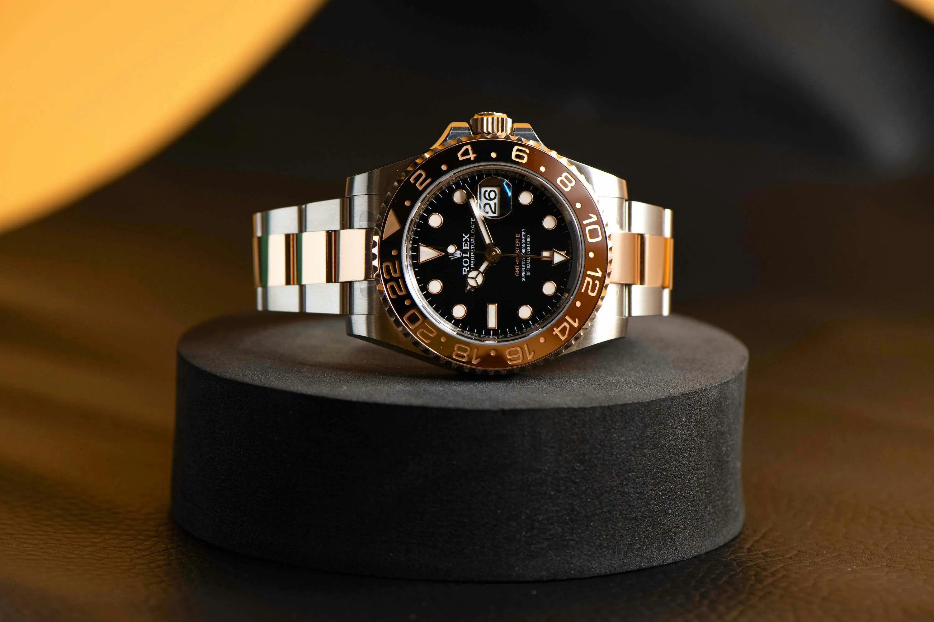 Rolex GMT-Master II 126711CHNR 40mm Rose gold and Stainless steel Black