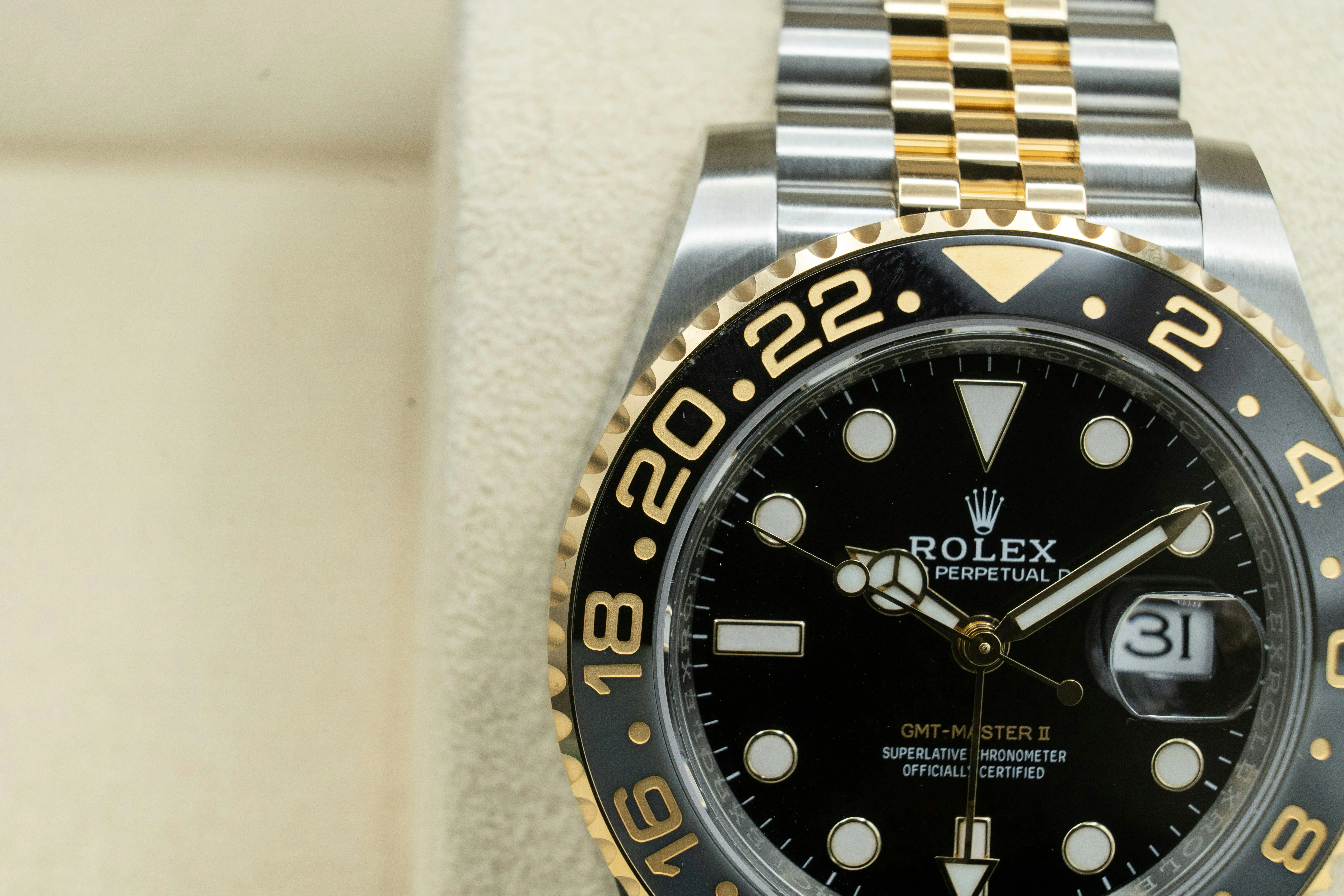 Rolex GMT-Master II 126713GRNR 40mm Yellow gold and Stainless steel Black 1