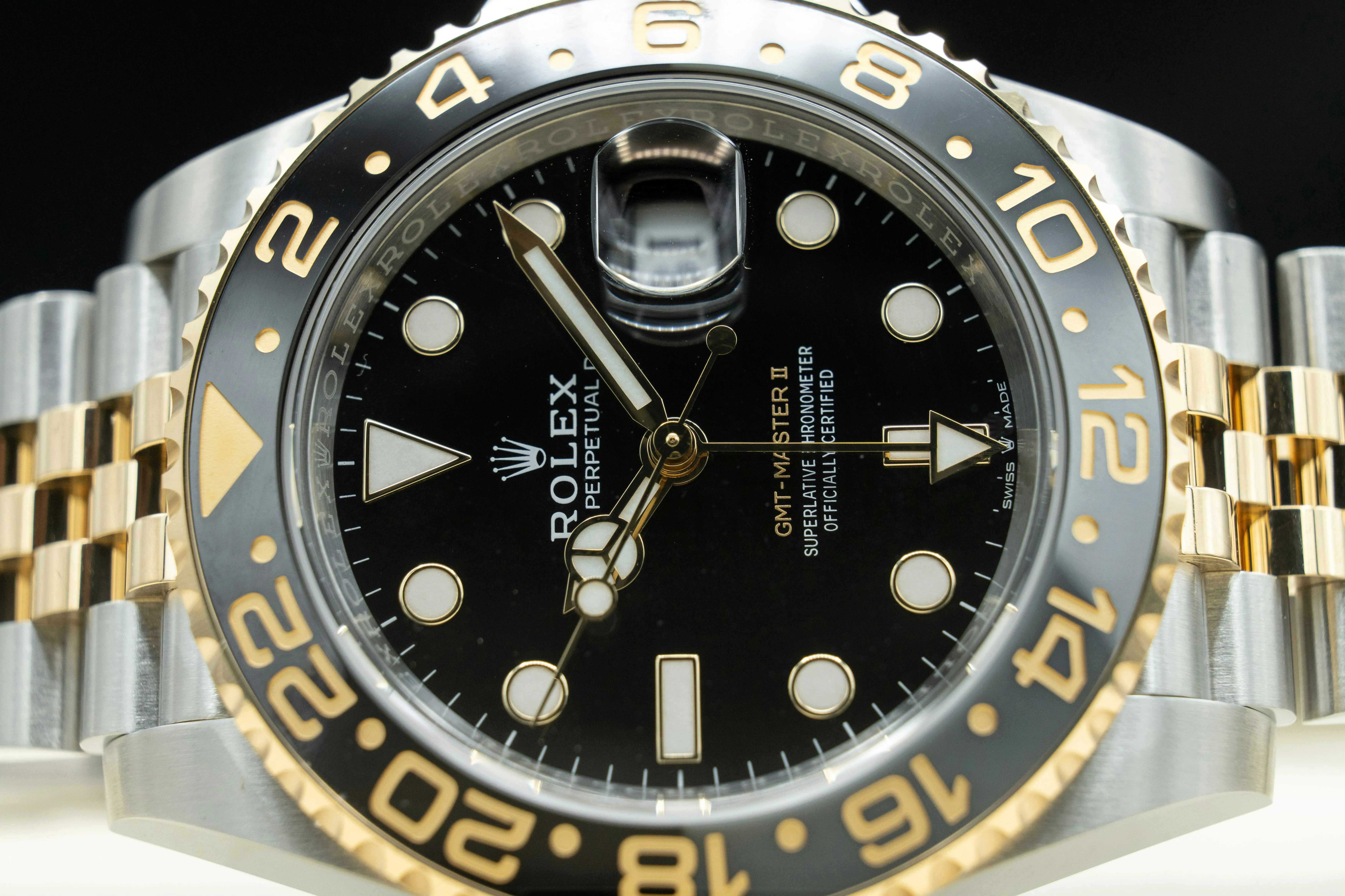 Rolex GMT-Master II 126713GRNR 40mm Yellow gold and Stainless steel Black 16