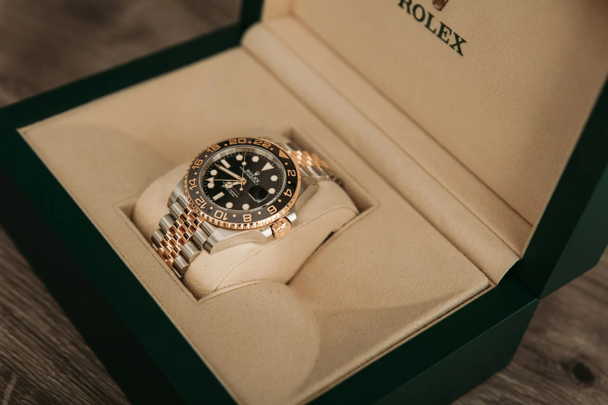 Rolex GMT-Master II 126713GRNR 40mm stainless steel and yellow gold Black 19