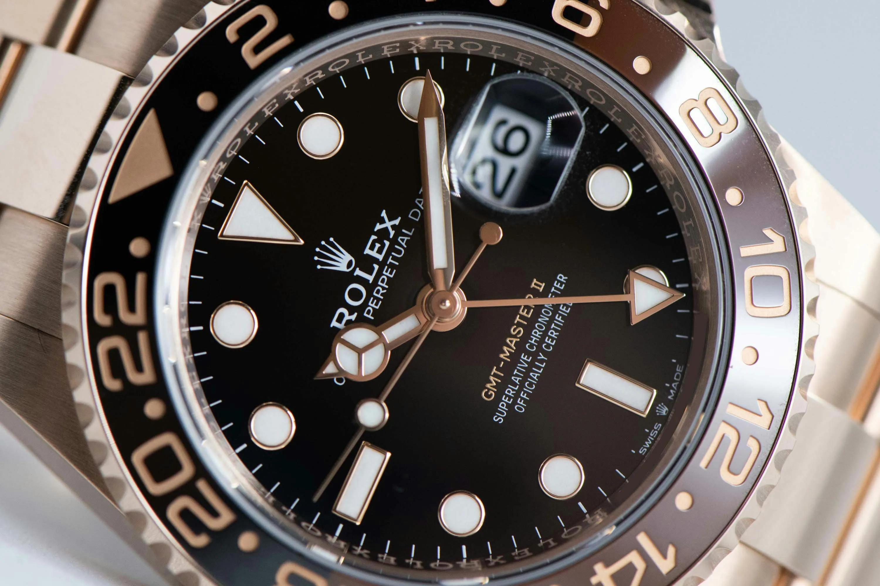 Rolex GMT-Master II 126715CHNR 40mm Rose gold Black 4