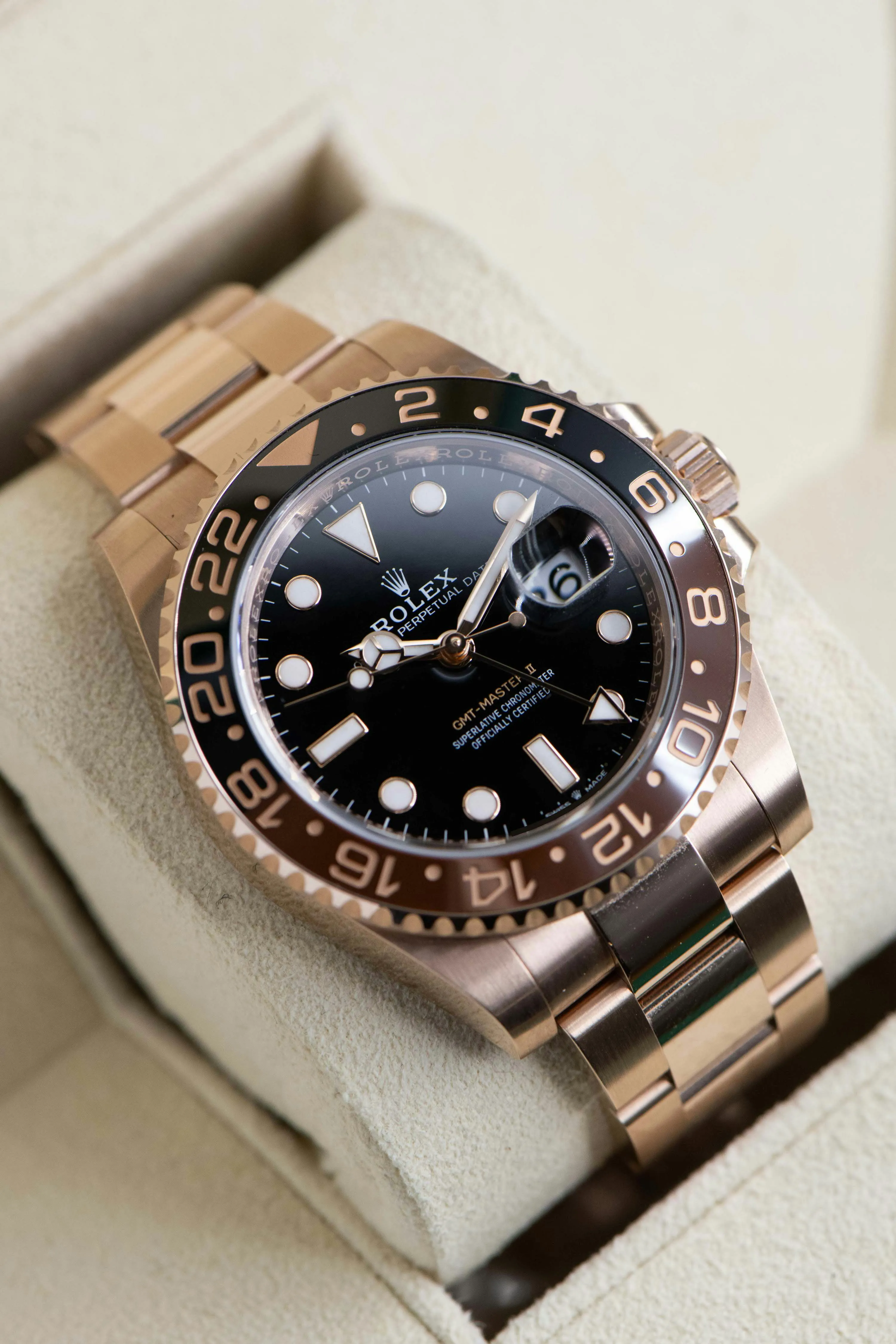 Rolex GMT-Master II 126715CHNR 40mm Rose gold Black 8