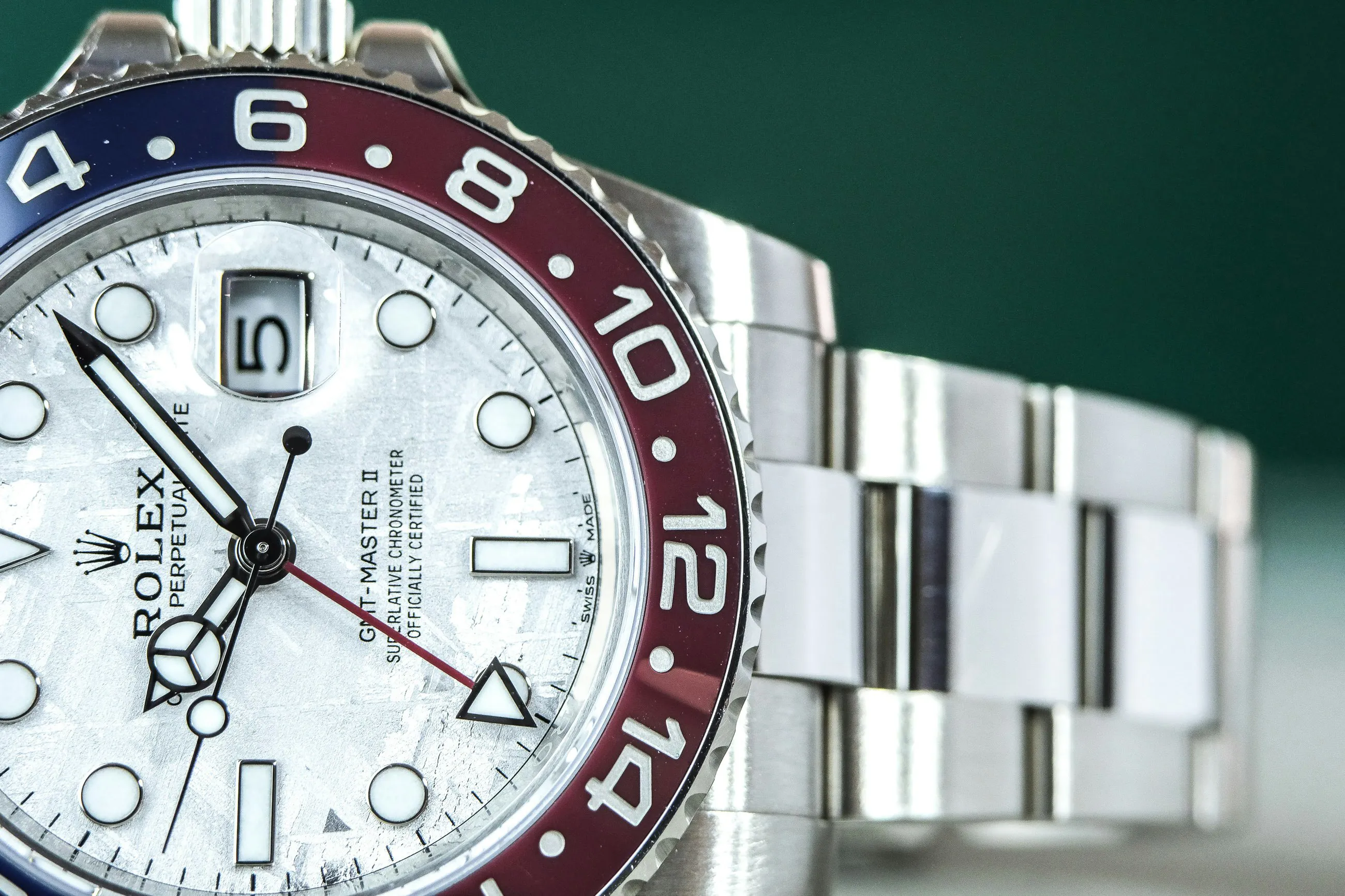 Rolex GMT-Master II 126719BLRO 40mm White gold Meteorite 19